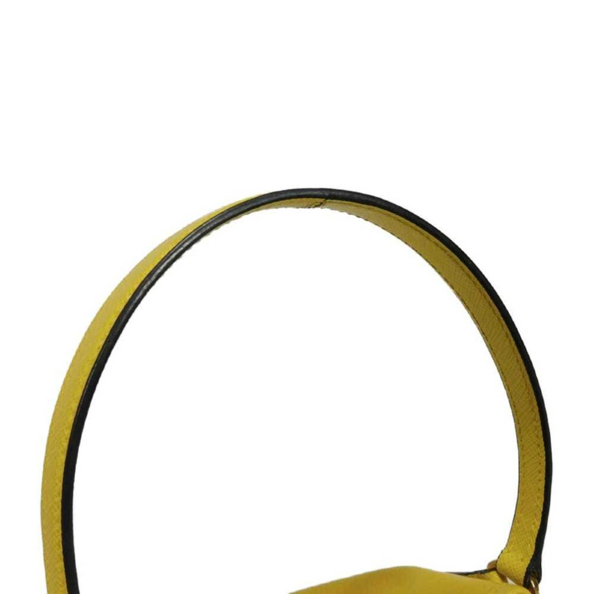 Prada Yellow Leather Handbag (Pre-Owned)