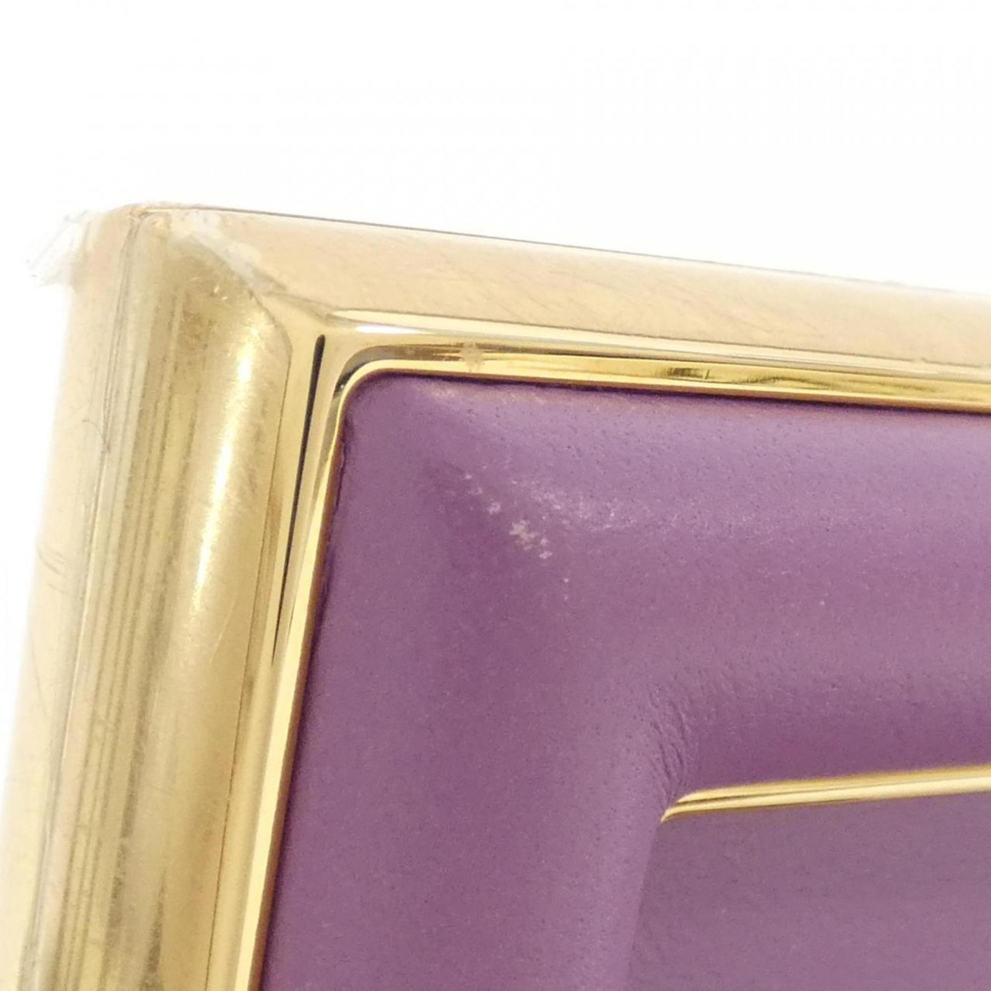 Fendi Purple Leather Handbag (Pre-Owned)
