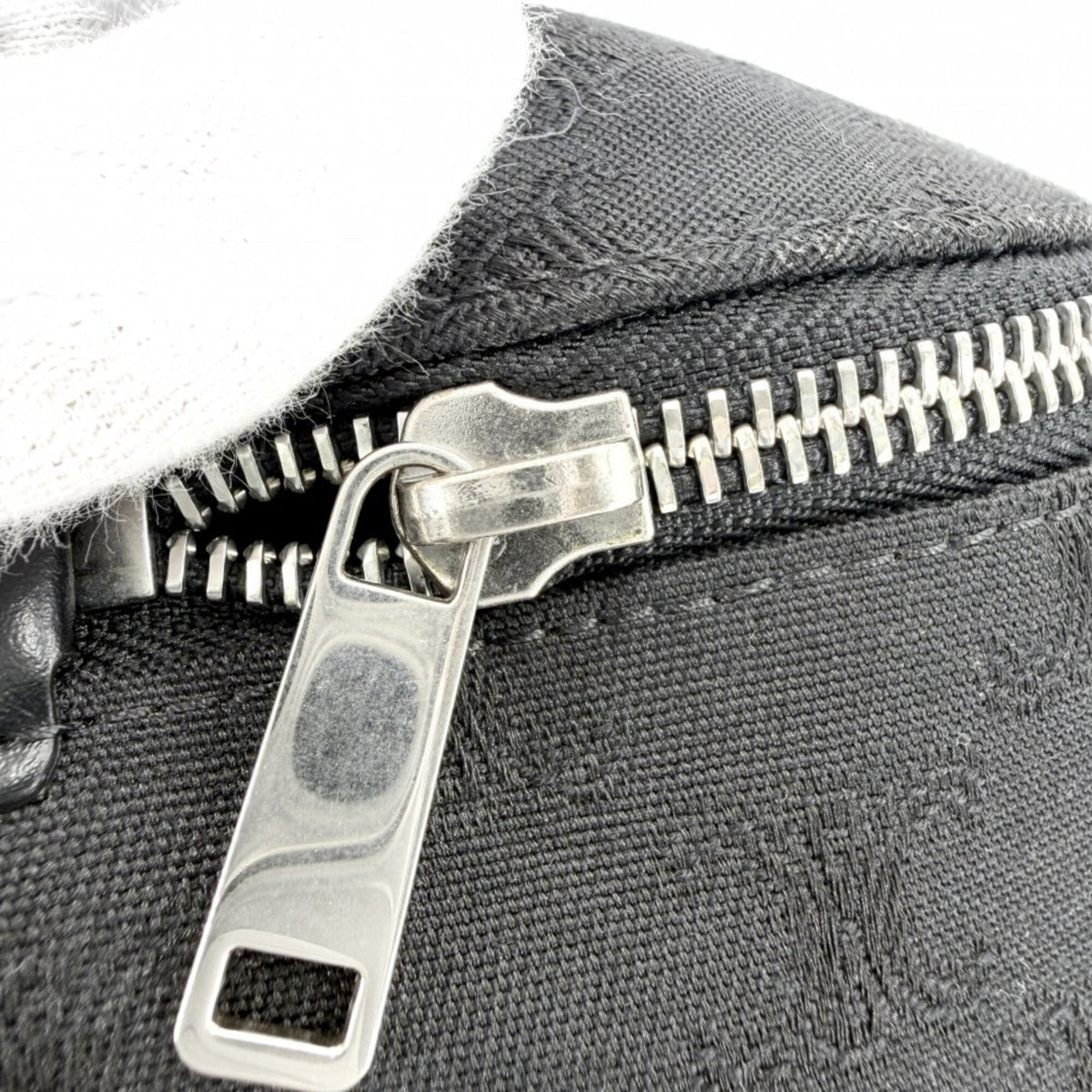 Celine Black Canvas Fanny Pack Sling Bag (Pre-Owned)