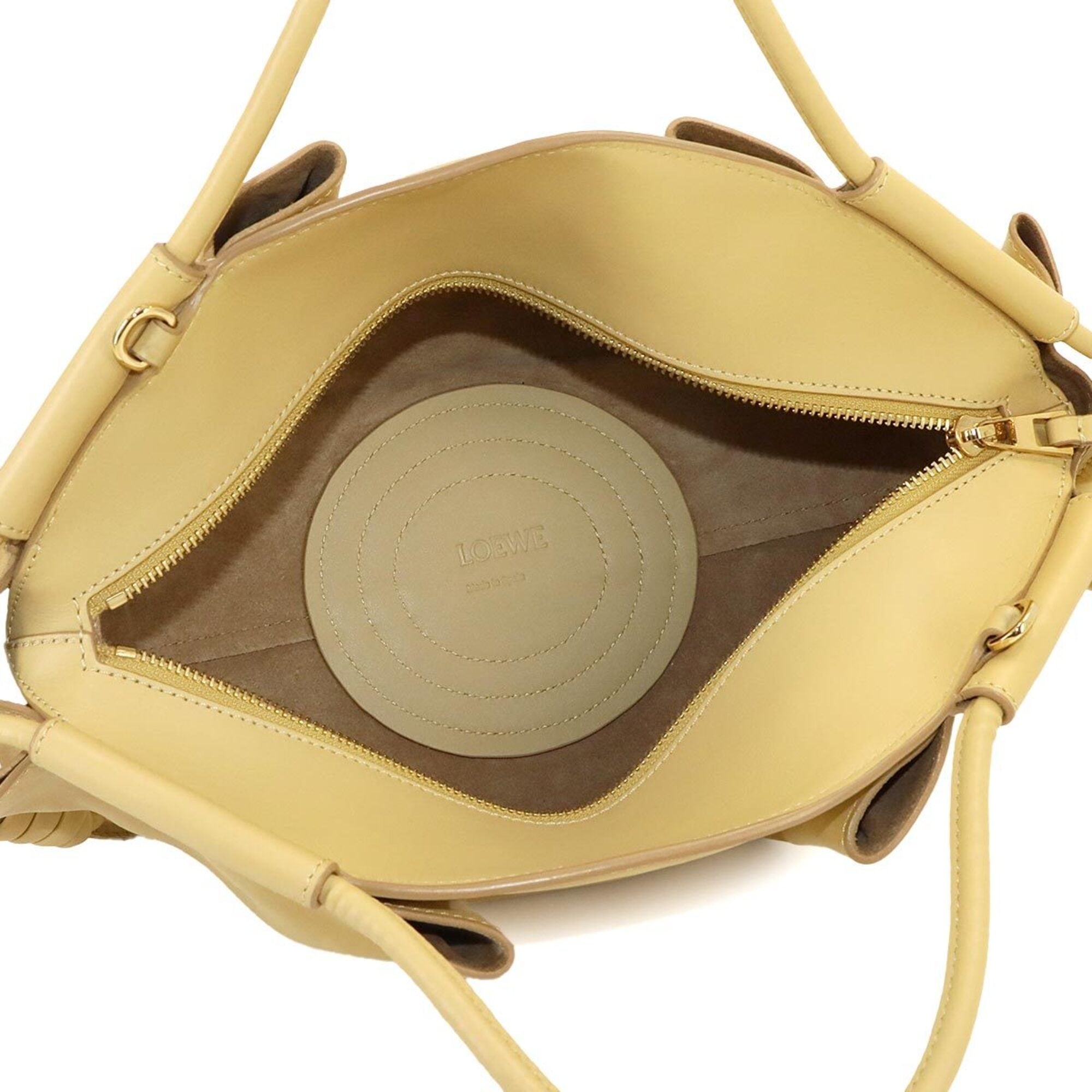 Loewe Yellow Leather Handbag (Pre-Owned)