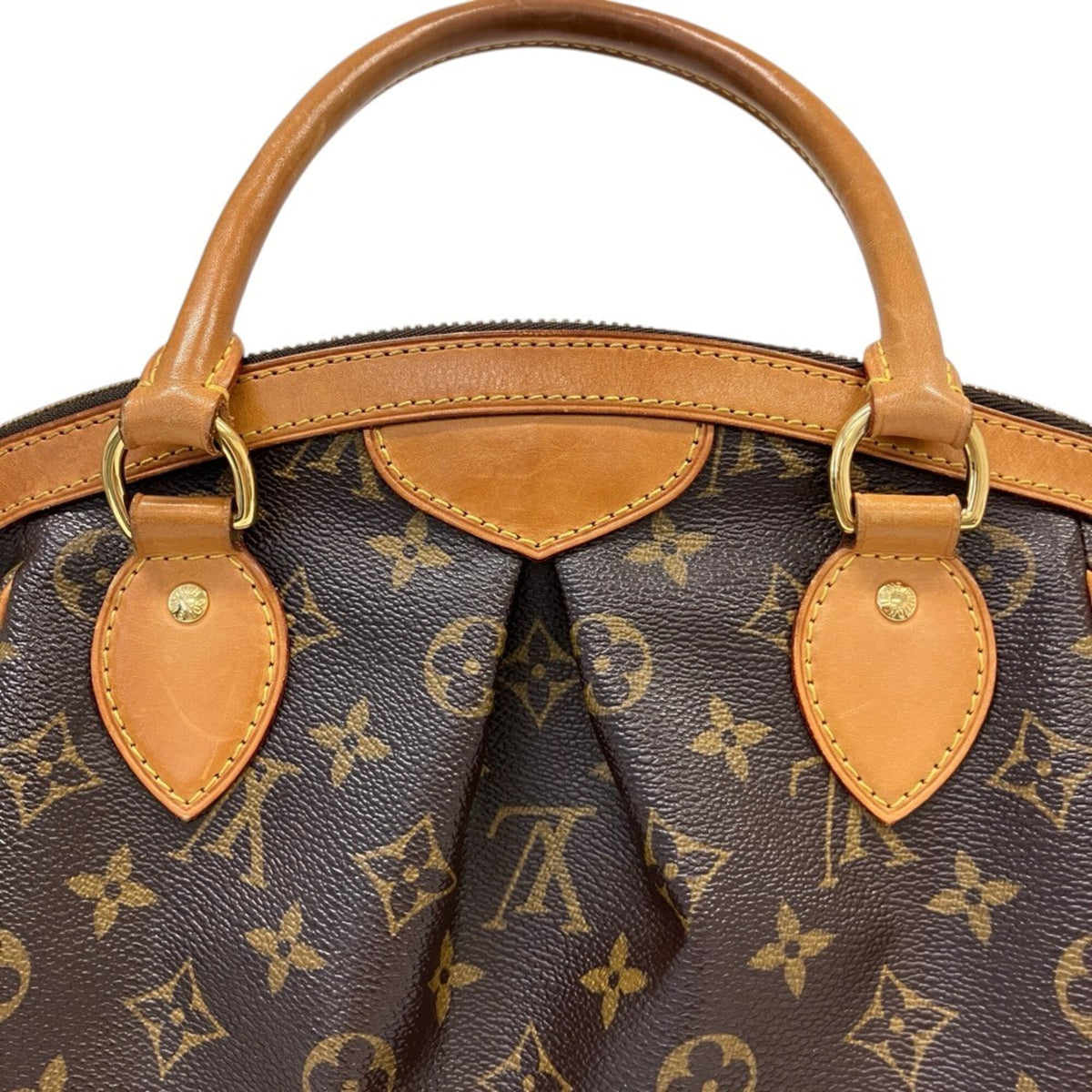 Louis Vuitton Brown Monogram Canvas Handbag (Pre-Owned)