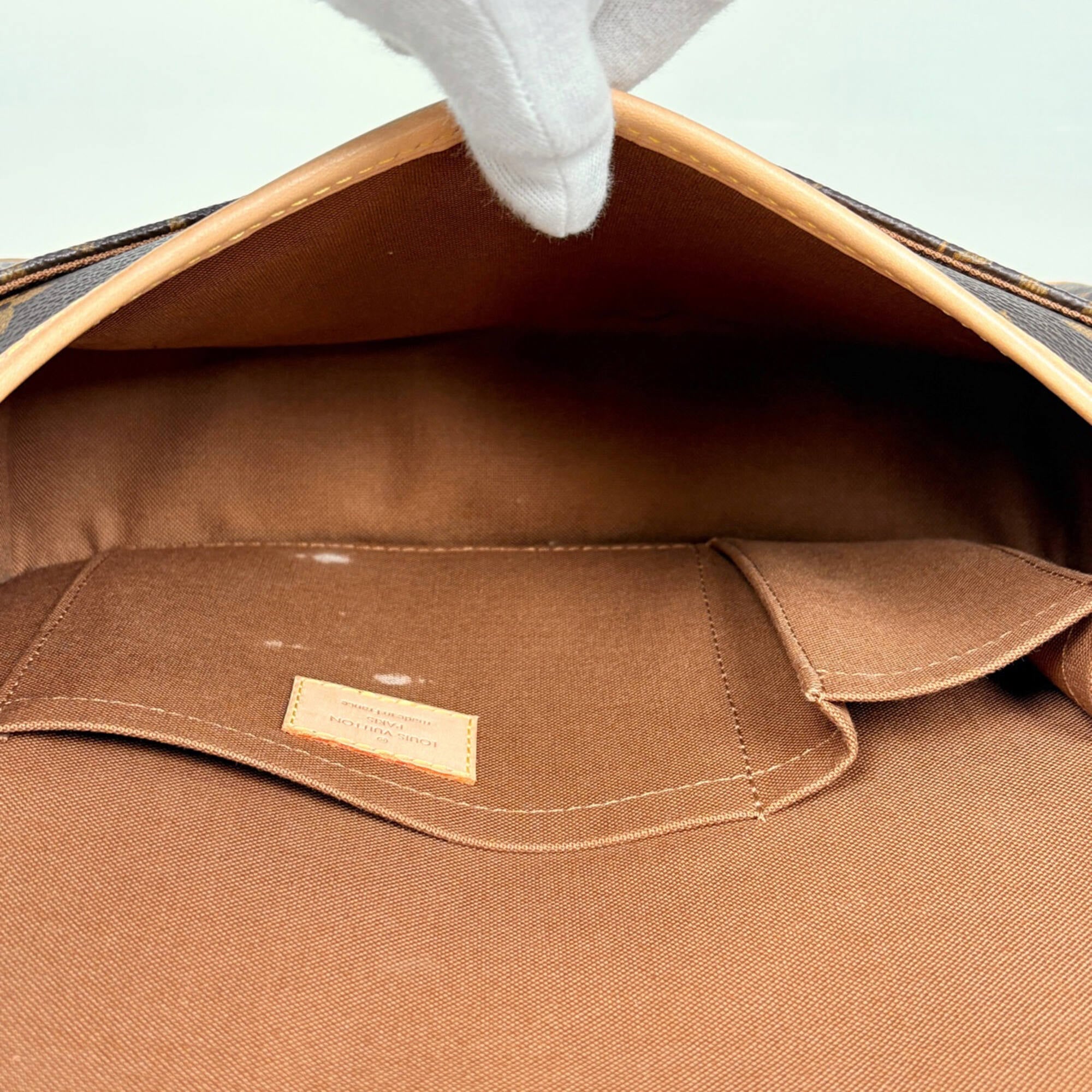 Louis Vuitton Brown Monogram Shoulder Bag (Pre-Owned)