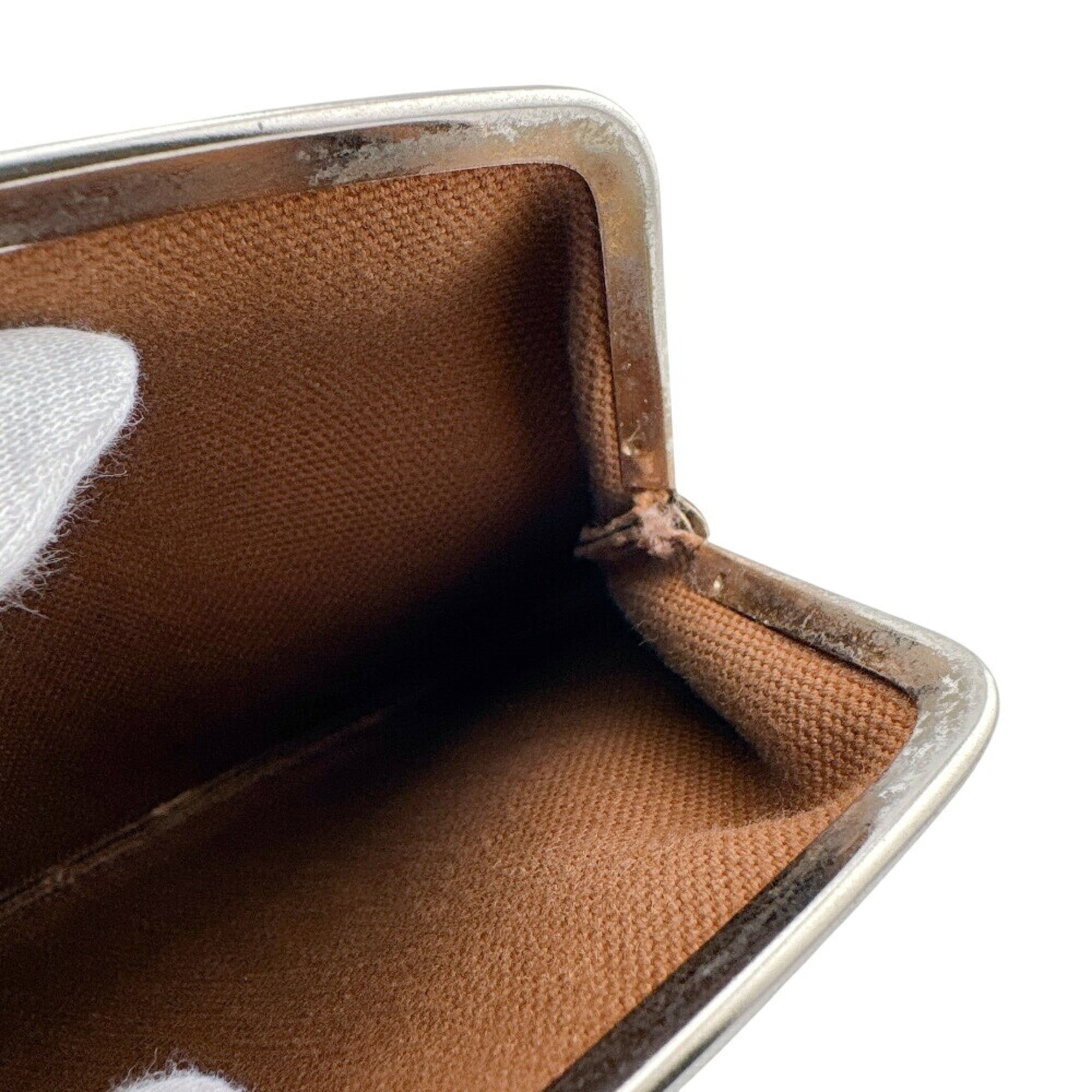 Louis Vuitton Monogram Brown Leather Pouch (Pre-Owned)