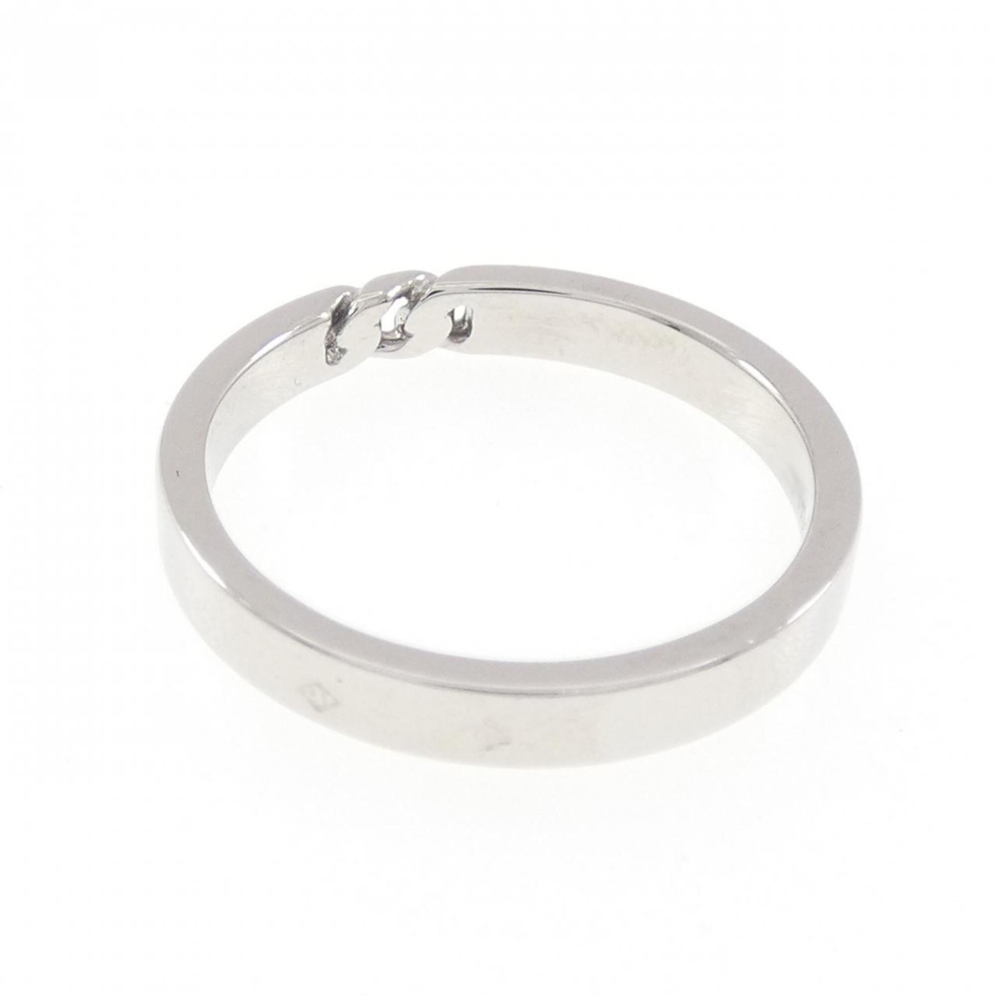 Hermes Platinum 950 Band Ring (Pre-Owned)