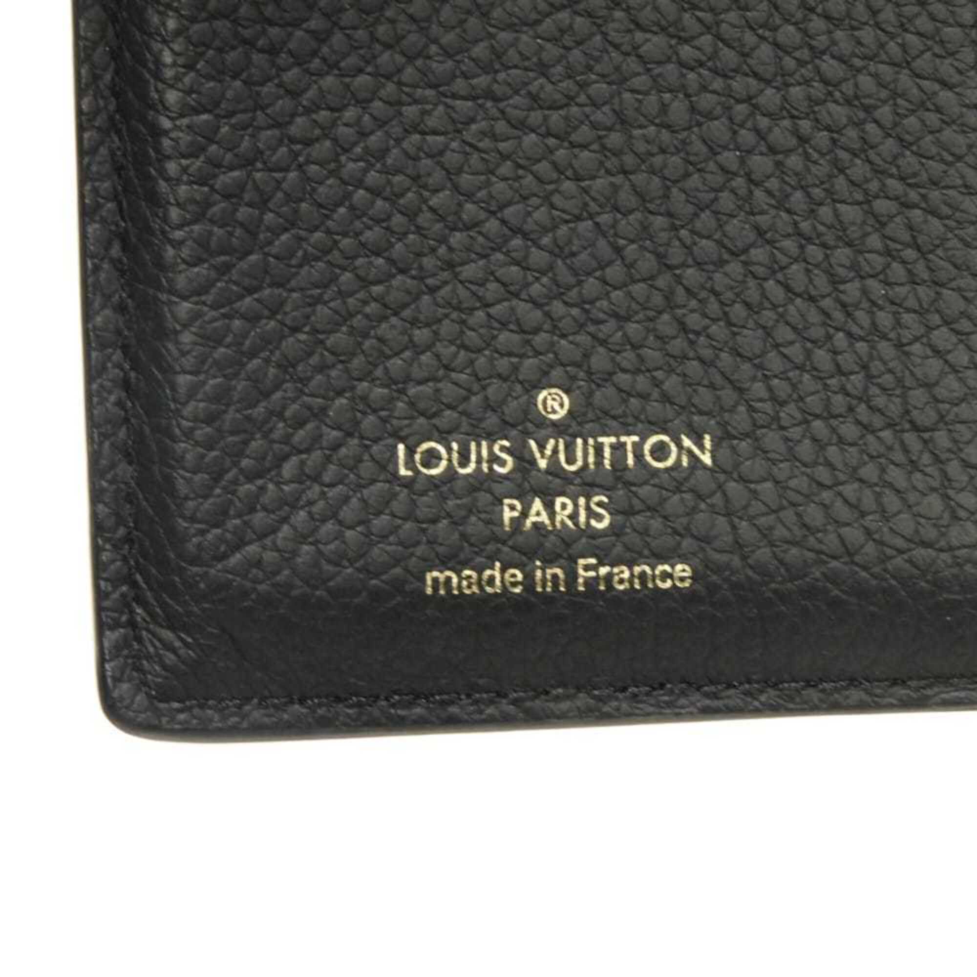 Louis Vuitton Black Galle Monogram Noir Monogram Empreinte Wallet (Bi-Fold) (Pre-Owned)