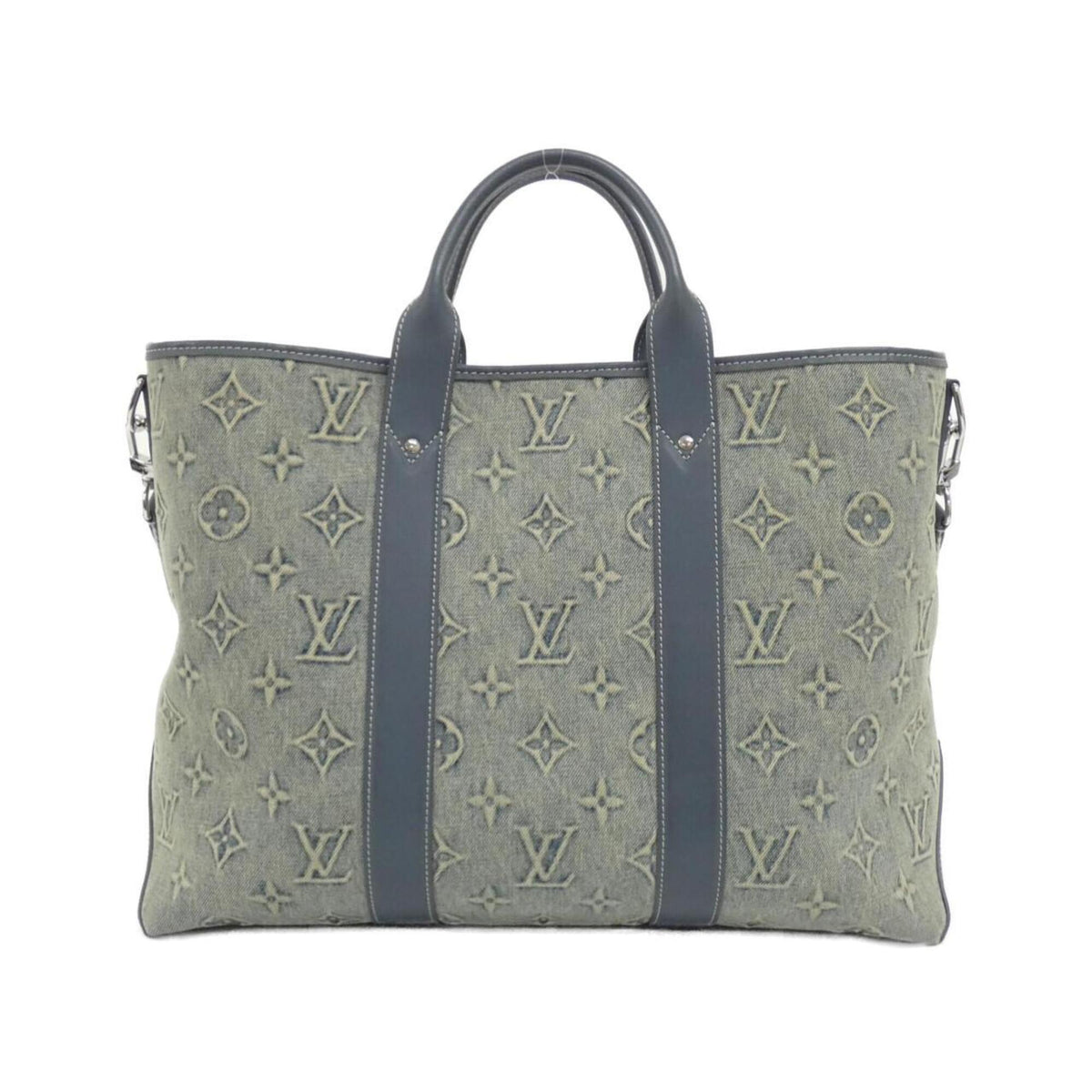 Louis Vuitton Blue Denim Handbag (Pre-Owned)