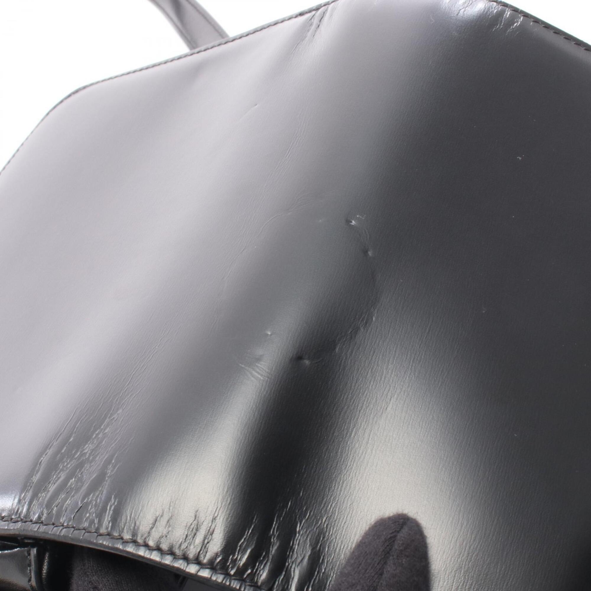 Celine Black Leather Handbag Shoulder Bag (Pre-Owned)