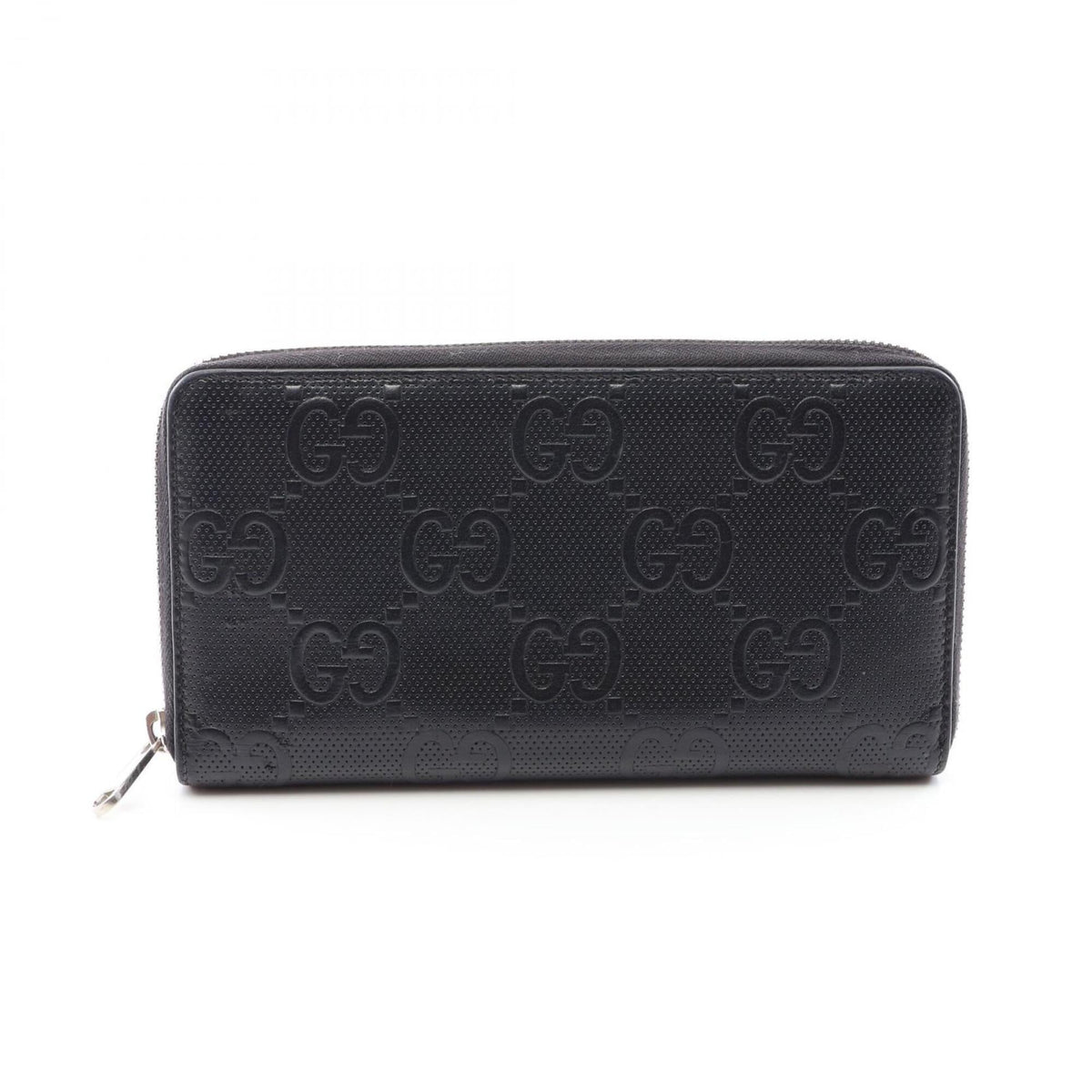 Gucci Black Leather Long Wallet (Bi-Fold) (Pre-Owned)