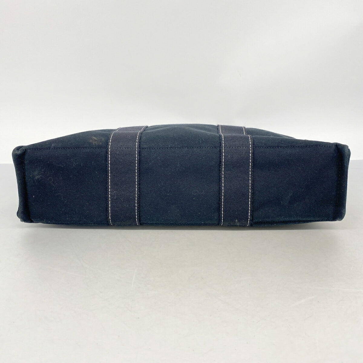 Hermes Black Canvas Tote Bag (Pre-Owned)