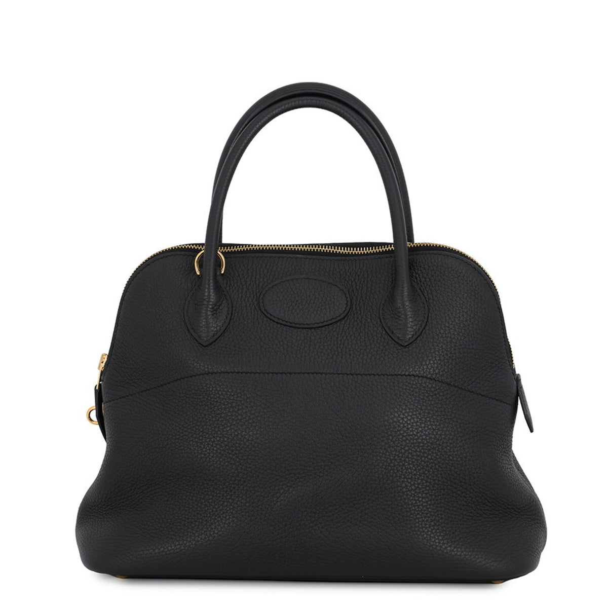 Hermes Black Taurillon Clemence Leather Handbag Shoulder Bag (Pre-Owned)
