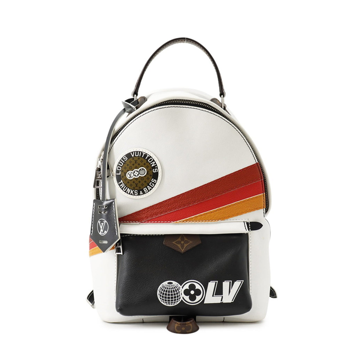 Louis Vuitton Monogram Multi-Color White Monogram Leather Backpack (Pre-Owned)