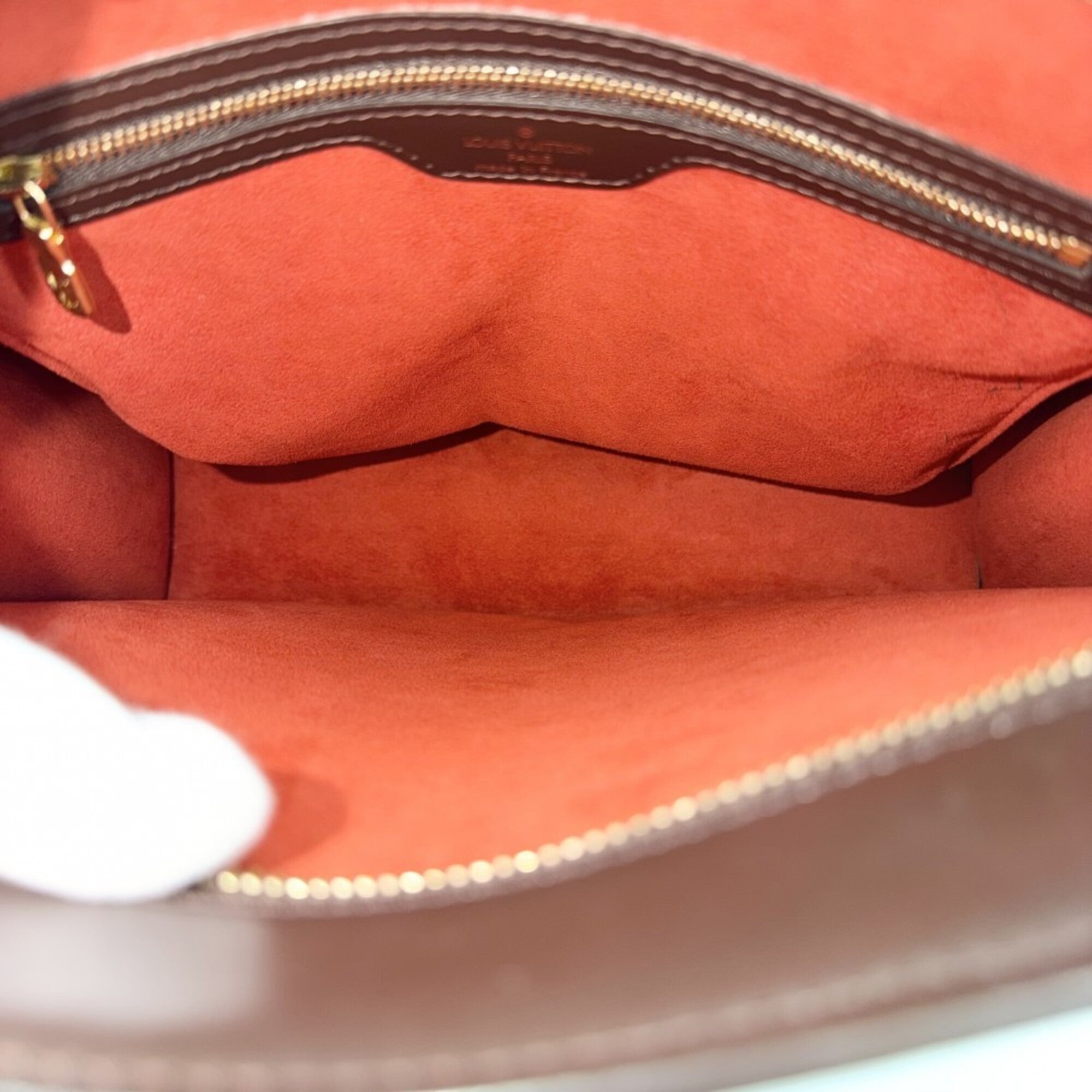 Louis Vuitton Brown Damier Canvas Handbag Tote Bag (Pre-Owned)