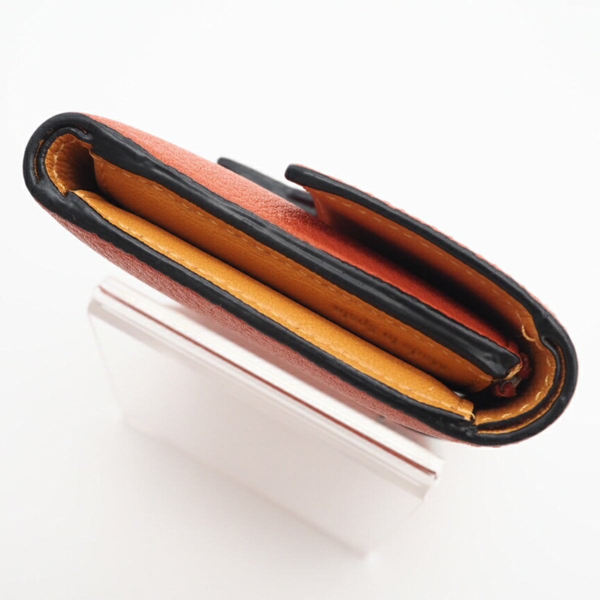 Loewe Orange Leather Wallet (Tri-Fold) (Pre-Owned)