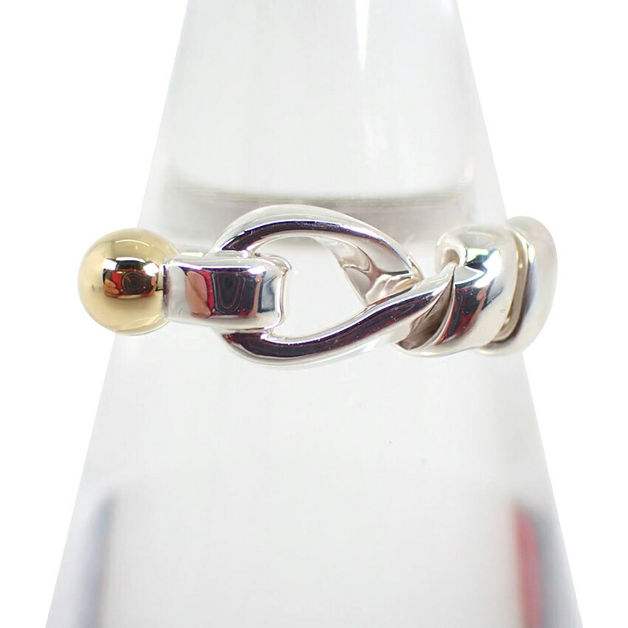 Tiffany Yellow Gold (18K) Sterling Silver 925 Band Ring (Pre-Owned)