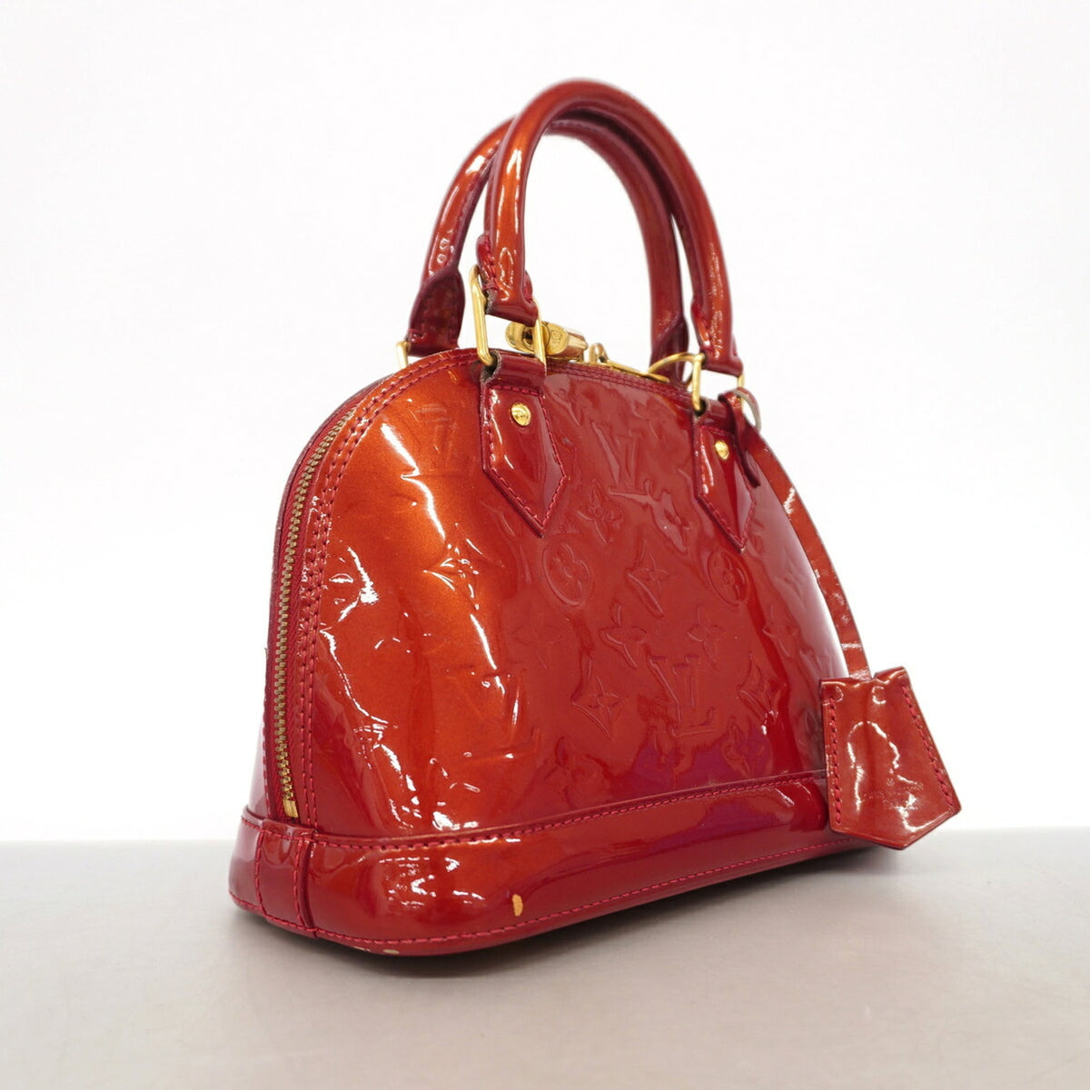 Louis Vuitton Rouge Grenadine Handbag (Pre-Owned)