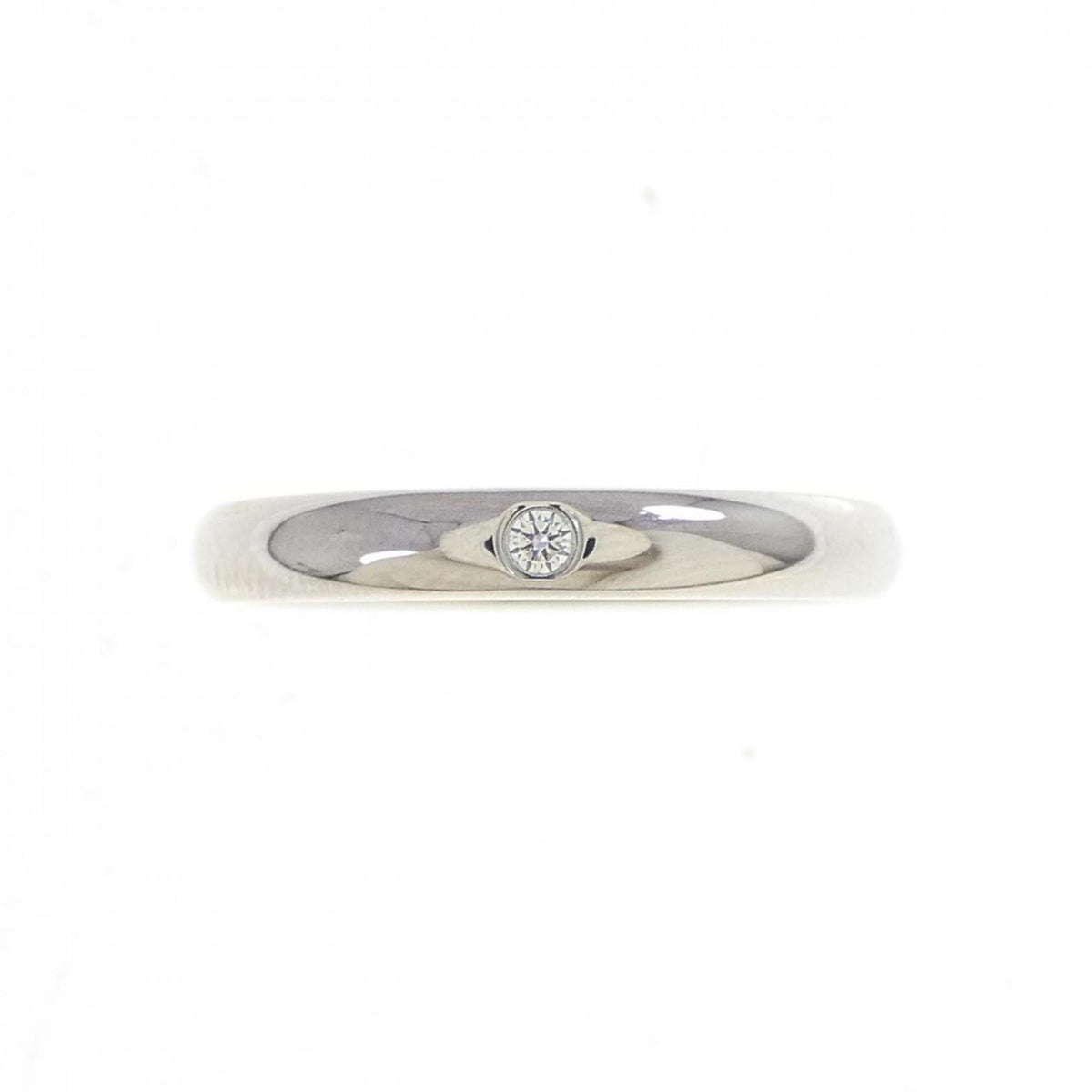 Tiffany Platinum Platinum 950 Band Ring (Pre-Owned)