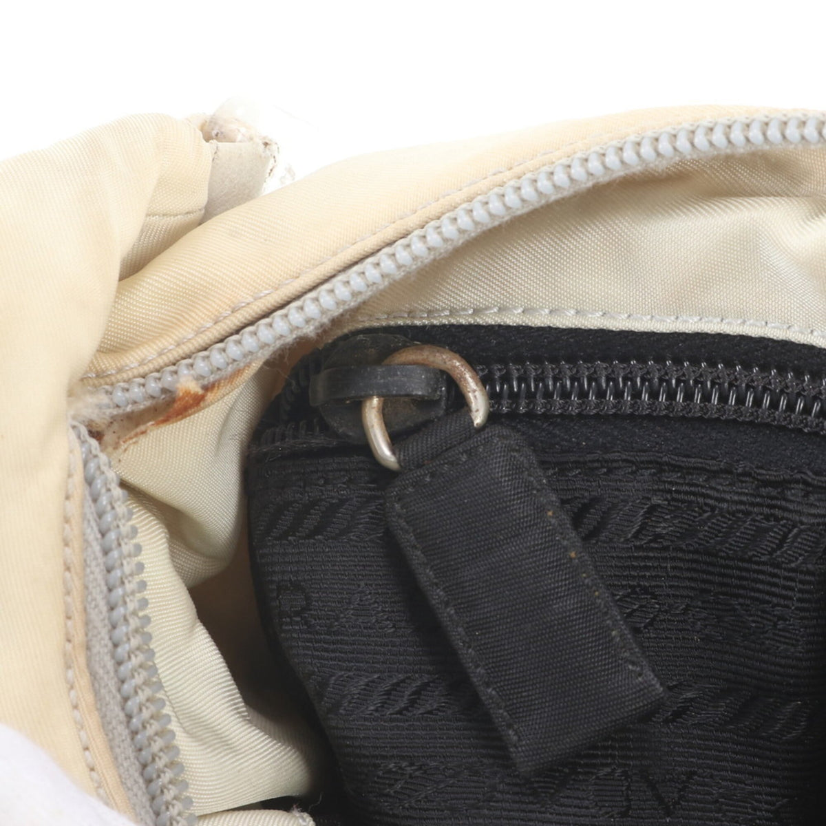 Prada Beige Shoulder Bag Tote Bag (Pre-Owned)