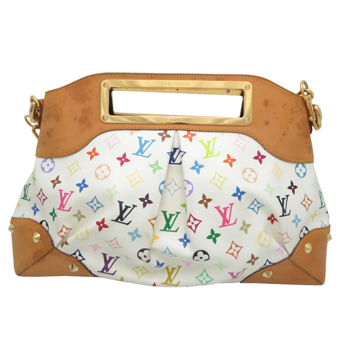 Louis Vuitton White Monogram Multicolore Shoulder Bag (Pre-Owned)