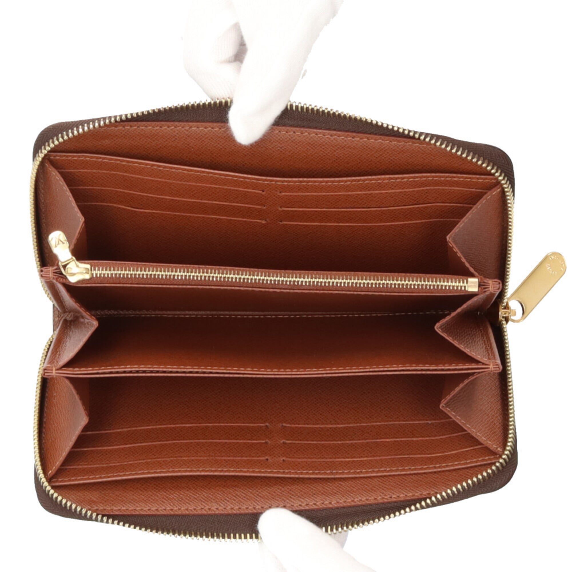 Louis Vuitton Monogram Brown Monogram Long Wallet (Bi-Fold) (Pre-Owned)