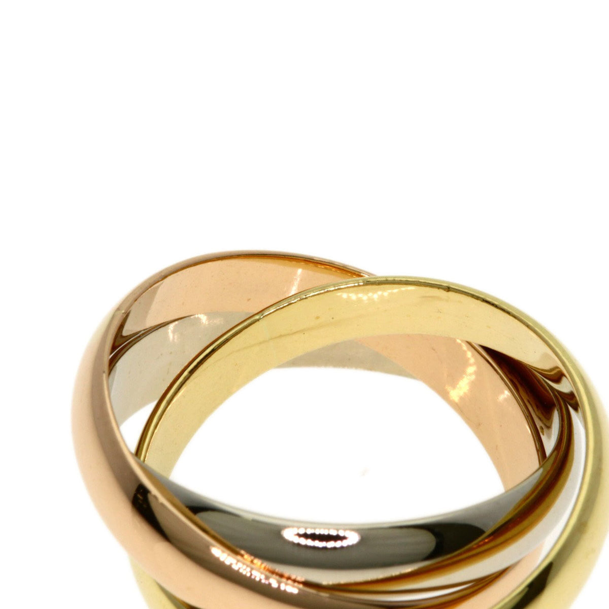 Cartier Trinity Yellow Gold (18K) Pink Gold (18K) White Gold (18K) Band Ring (Pre-Owned)