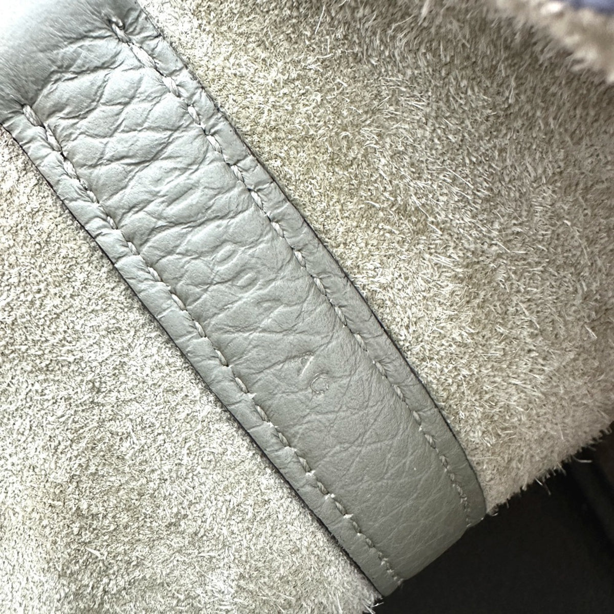 Hermes Picotin Gray Taurillon Clemence Leather Handbag (Pre-Owned)