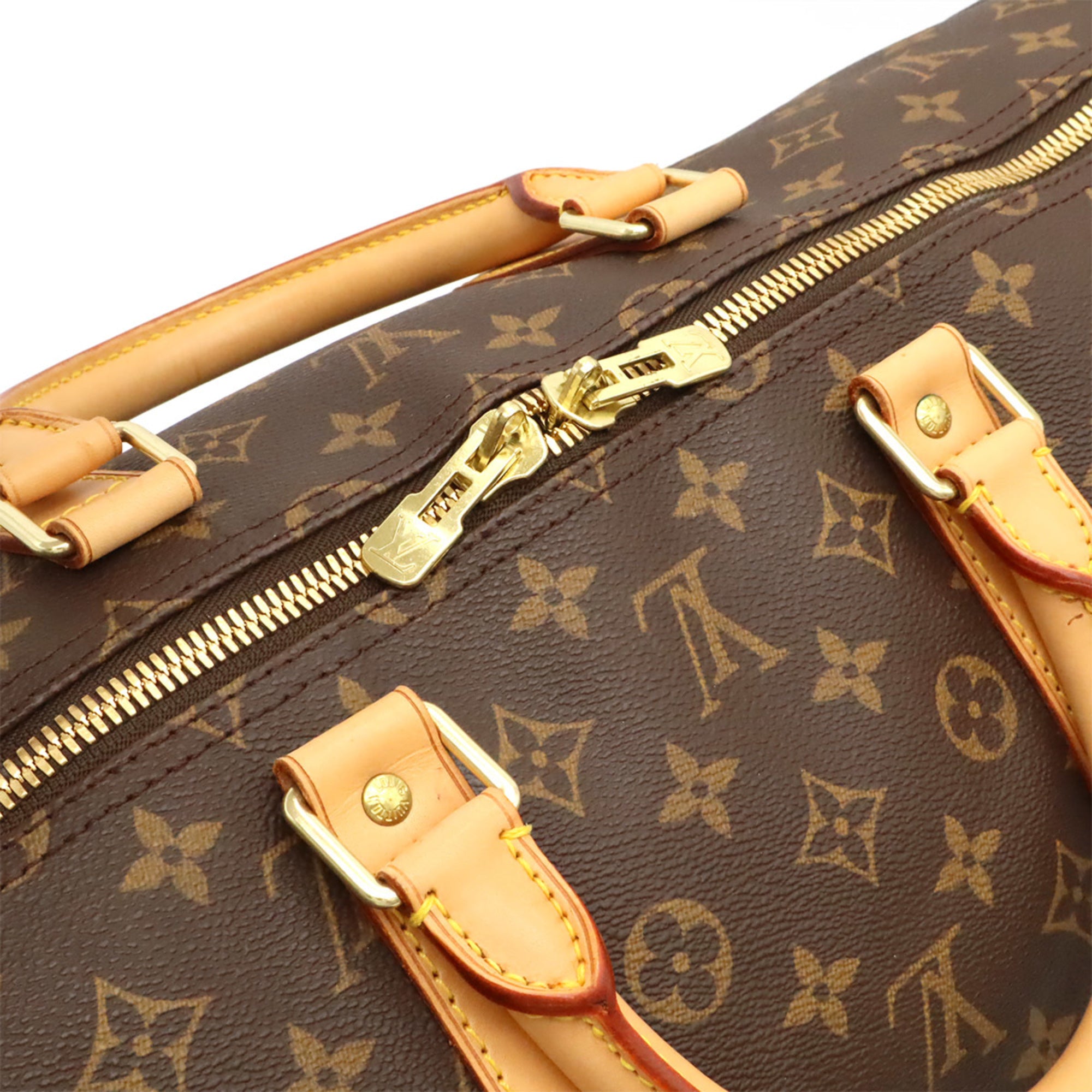 Louis Vuitton Brown Monogram Canvas Boston Bag Handbag (Pre-Owned)