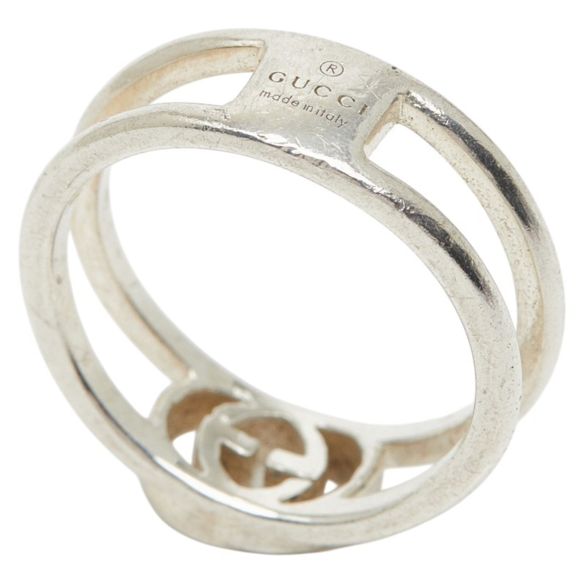 Gucci Silver Silver 925 Band Ring (Pre-Owned)