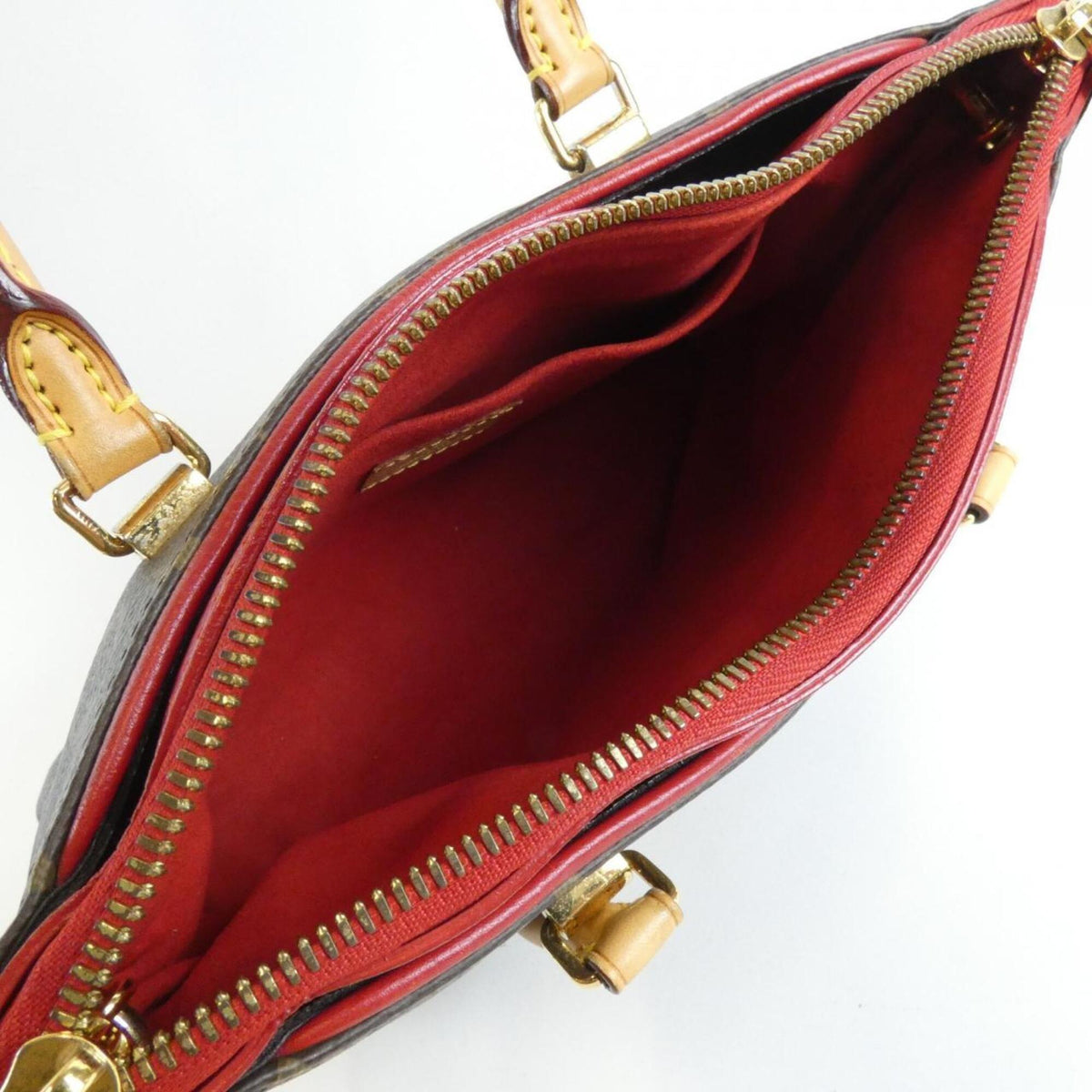 Louis Vuitton Cerise Marron Coated Canvas Handbag (Pre-Owned)