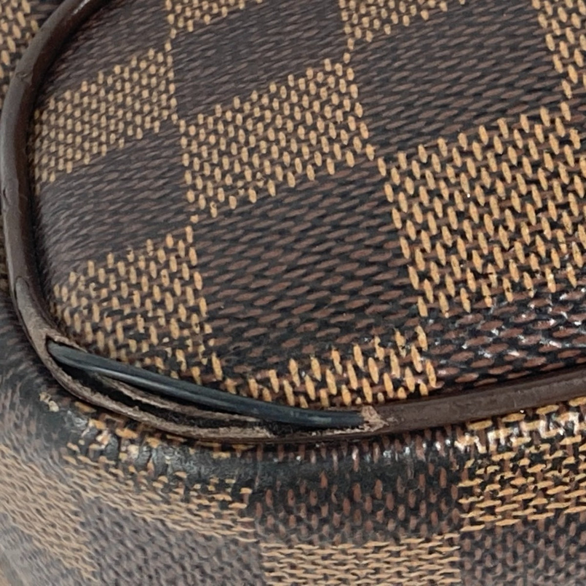 Louis Vuitton Brown Damier Canvas Shoulder Bag (Pre-Owned)