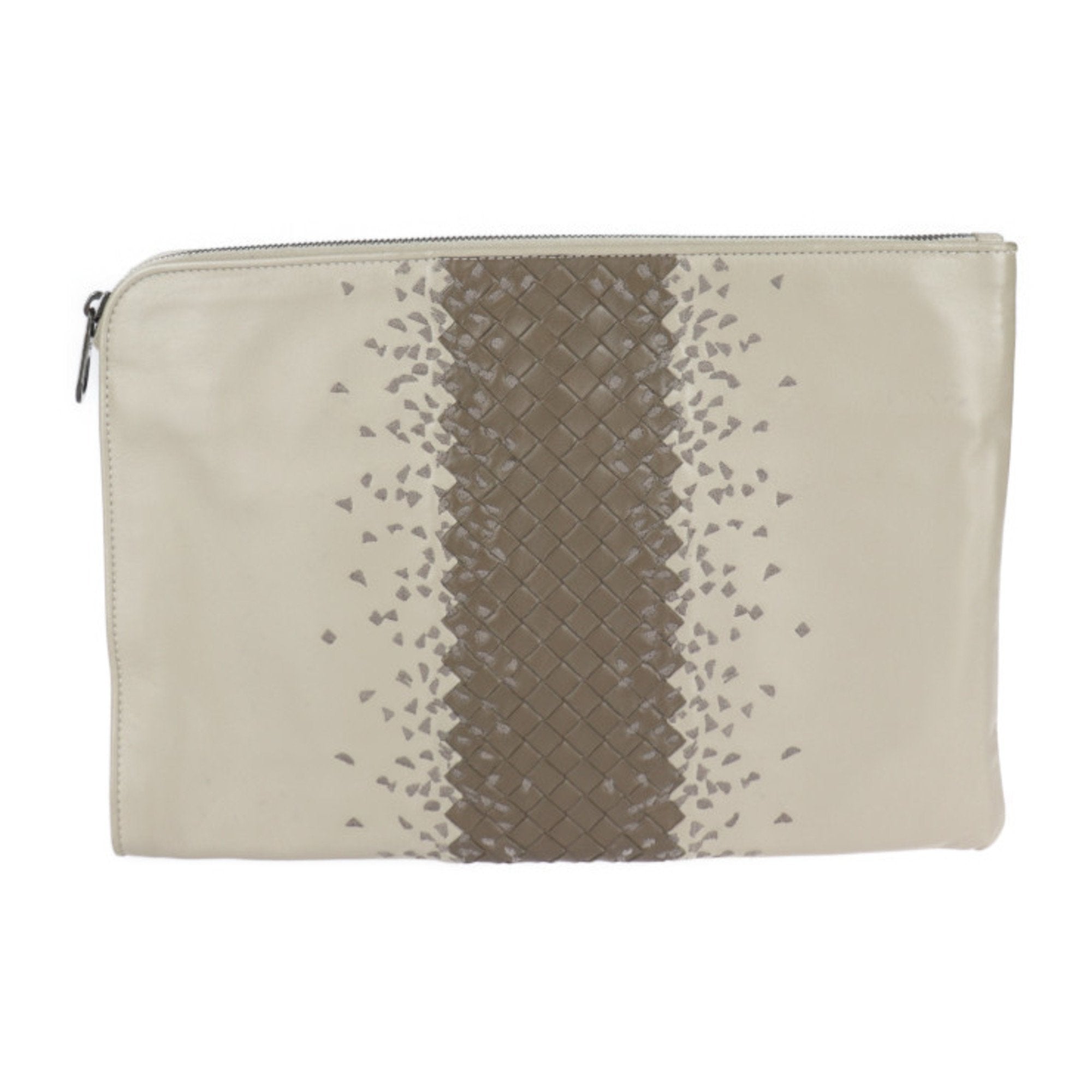 Bottega Veneta Intrecciato Intrecciato Clutch Bag Pouch (Pre-Owned)