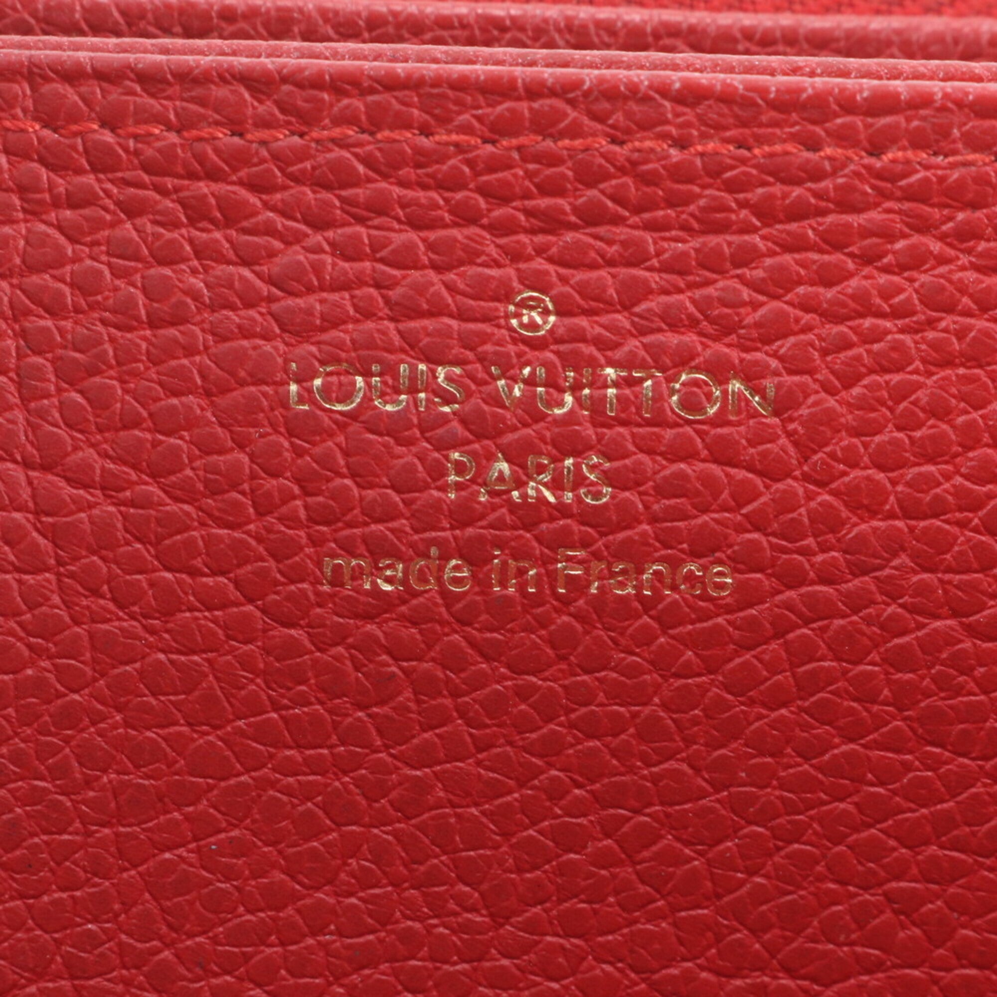 Louis Vuitton Monogram Empreinte Sacrlet Leather Long Wallet (Bi-Fold) (Pre-Owned)