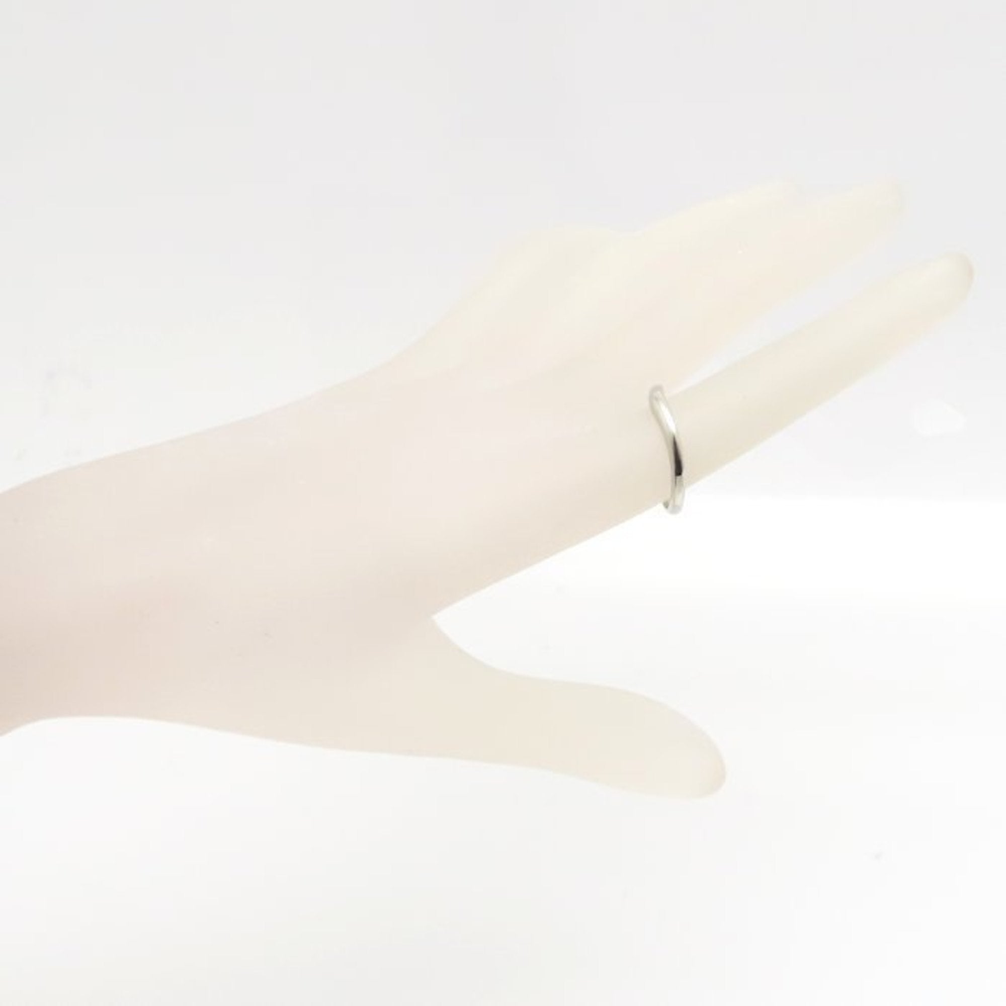 Bvlgari Platinum Platinum 950 Band Ring (Pre-Owned)