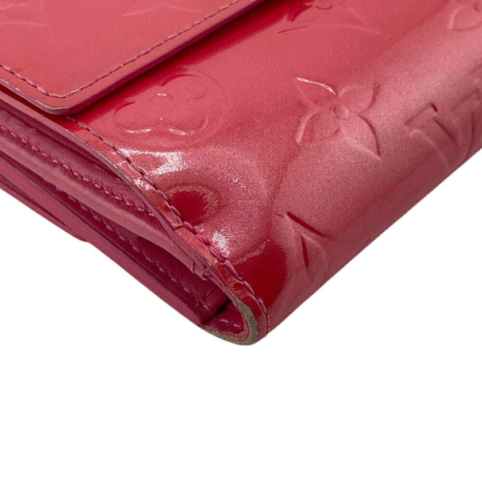 Louis Vuitton Monogram Vernis Pink Monogram Vernis Wallet (Tri-Fold) (Pre-Owned)