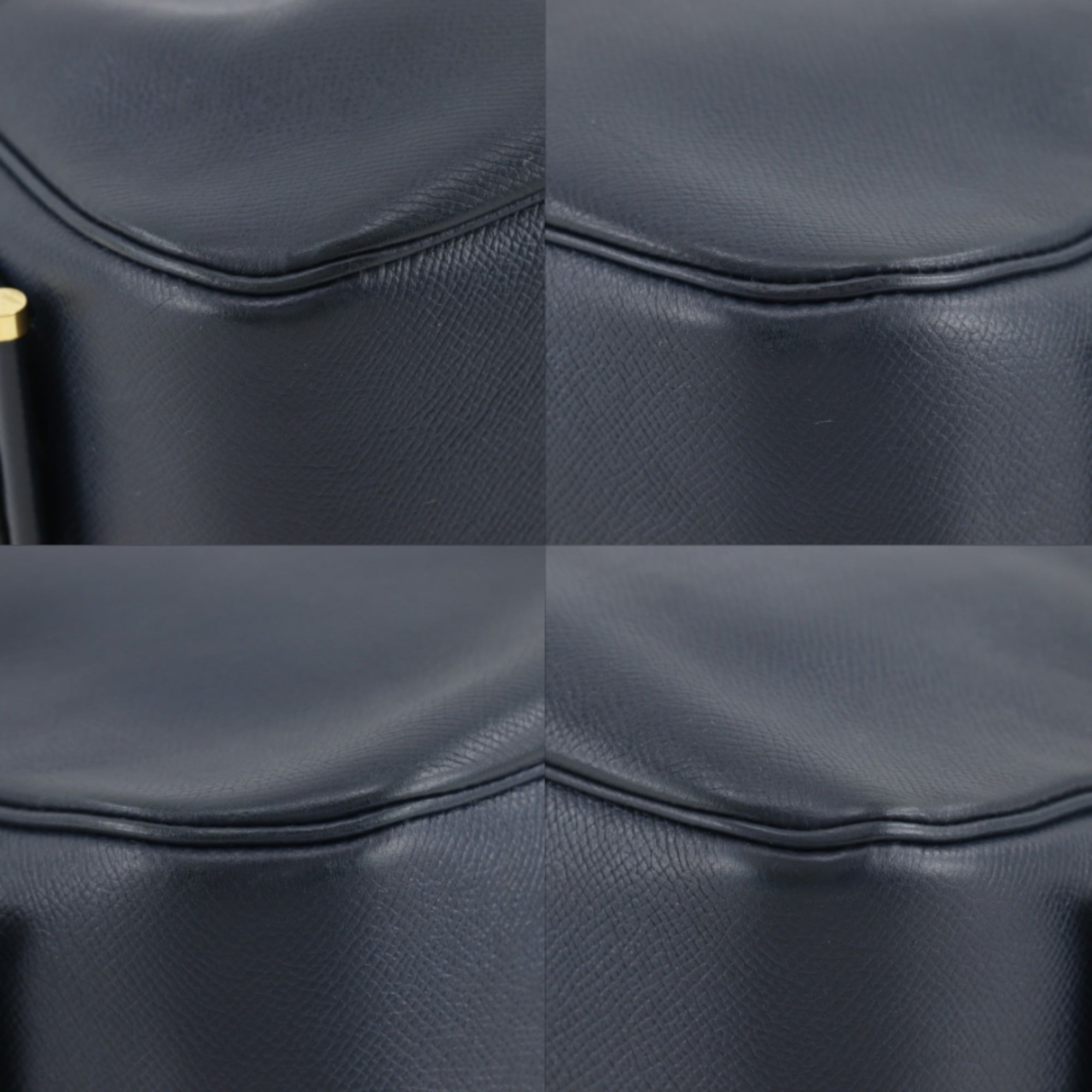 Hermes Black Courchevel Leather Shoulder Bag (Pre-Owned)