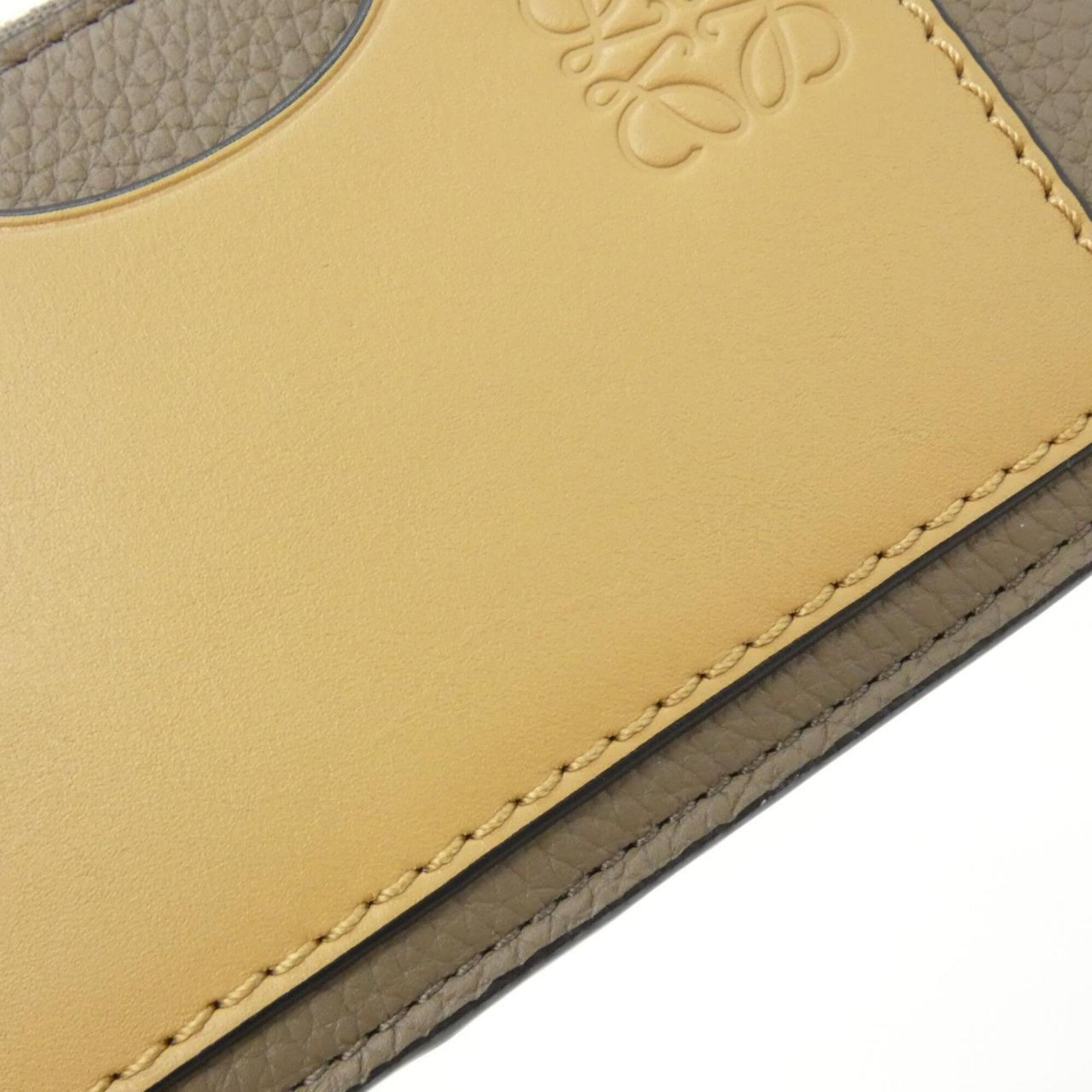 Loewe Brown Leather Coin Purse/Coin Case (Pre-Owned)