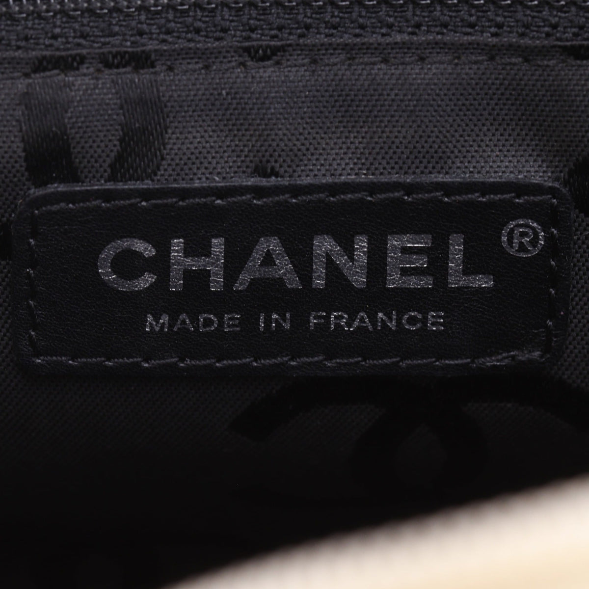 Chanel Beige Cambon Ligne Shoulder Bag (Pre-Owned)