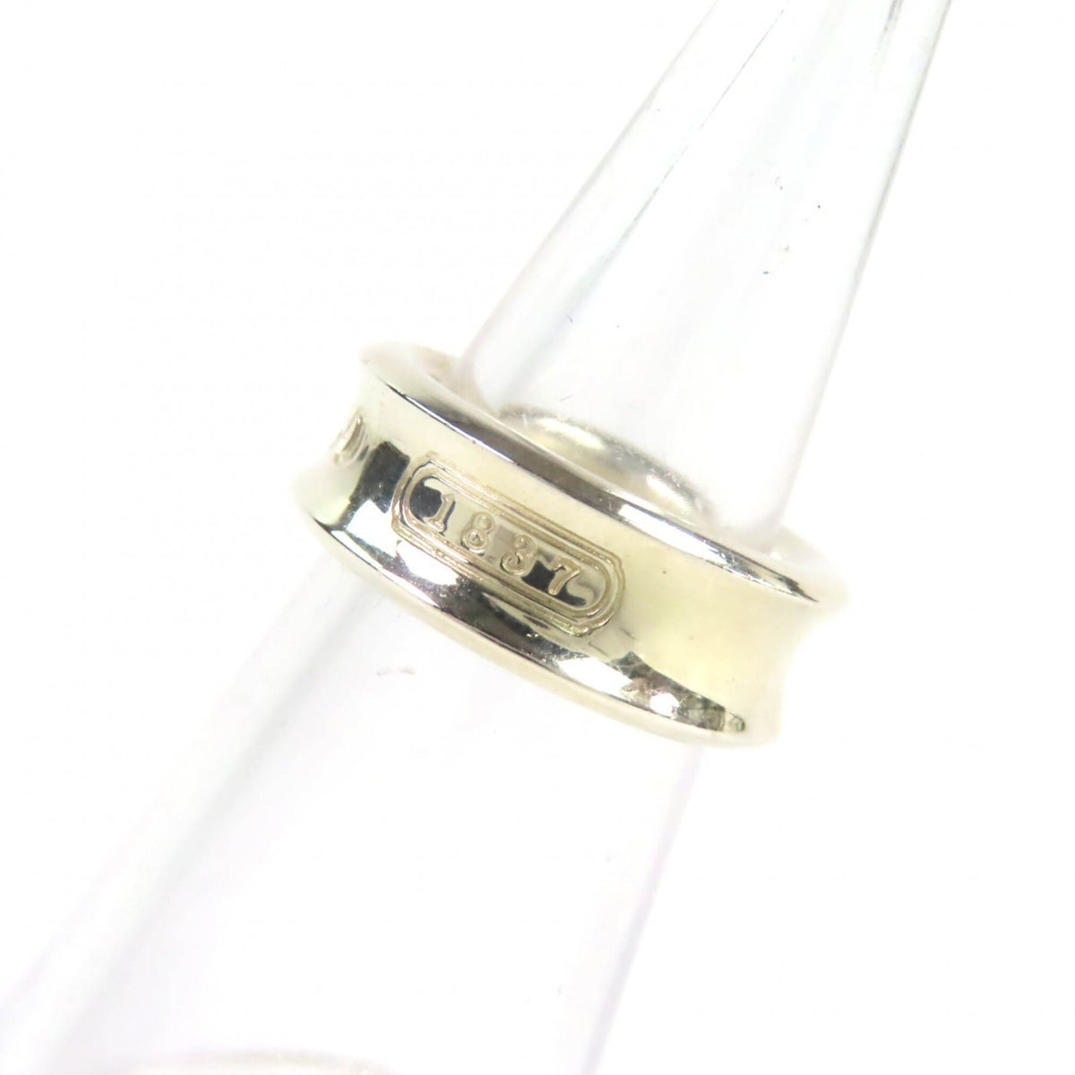 Tiffany Silver Silver 925 Band Ring (Pre-Owned)