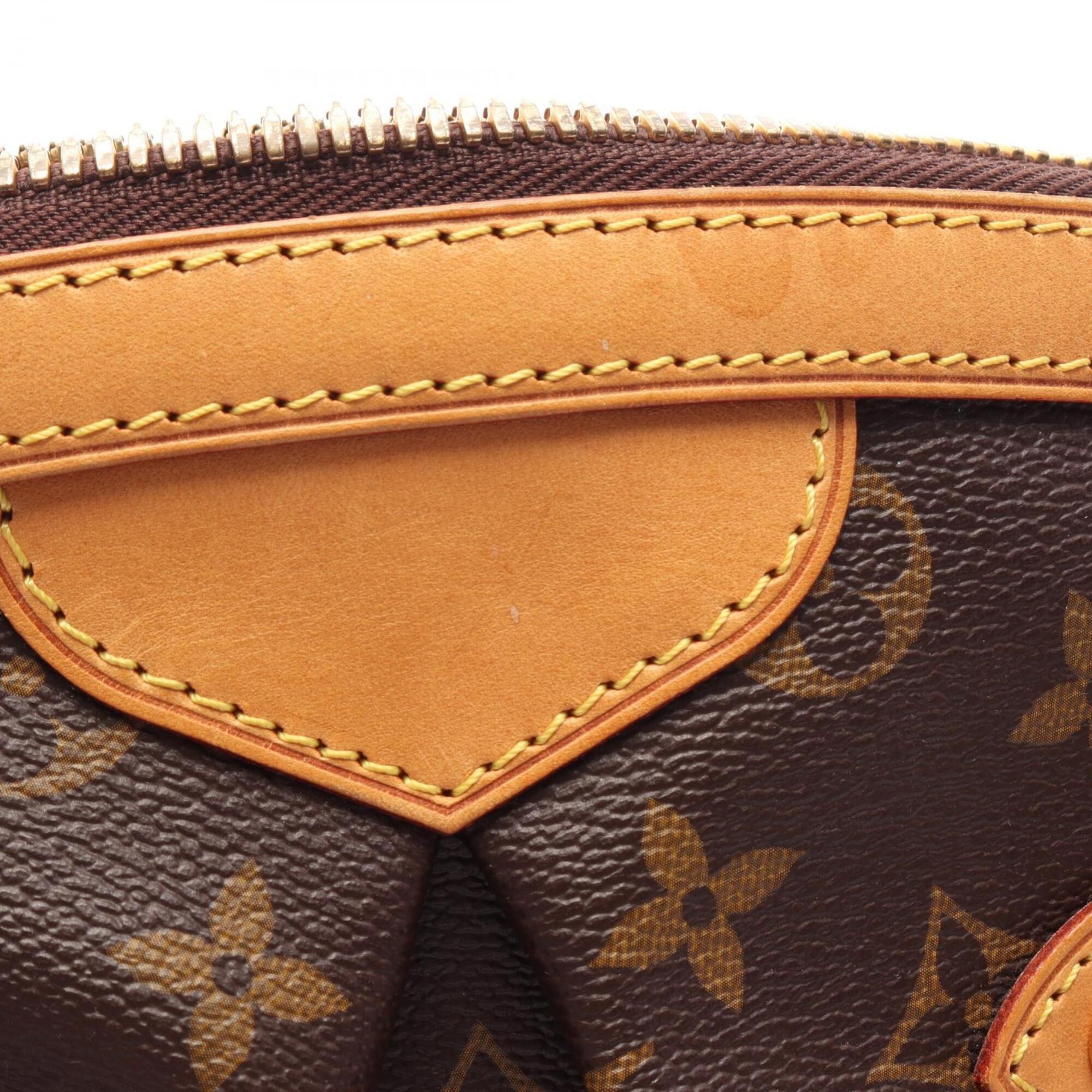 Louis Vuitton Brown Pvc Leather Handbag (Pre-Owned)