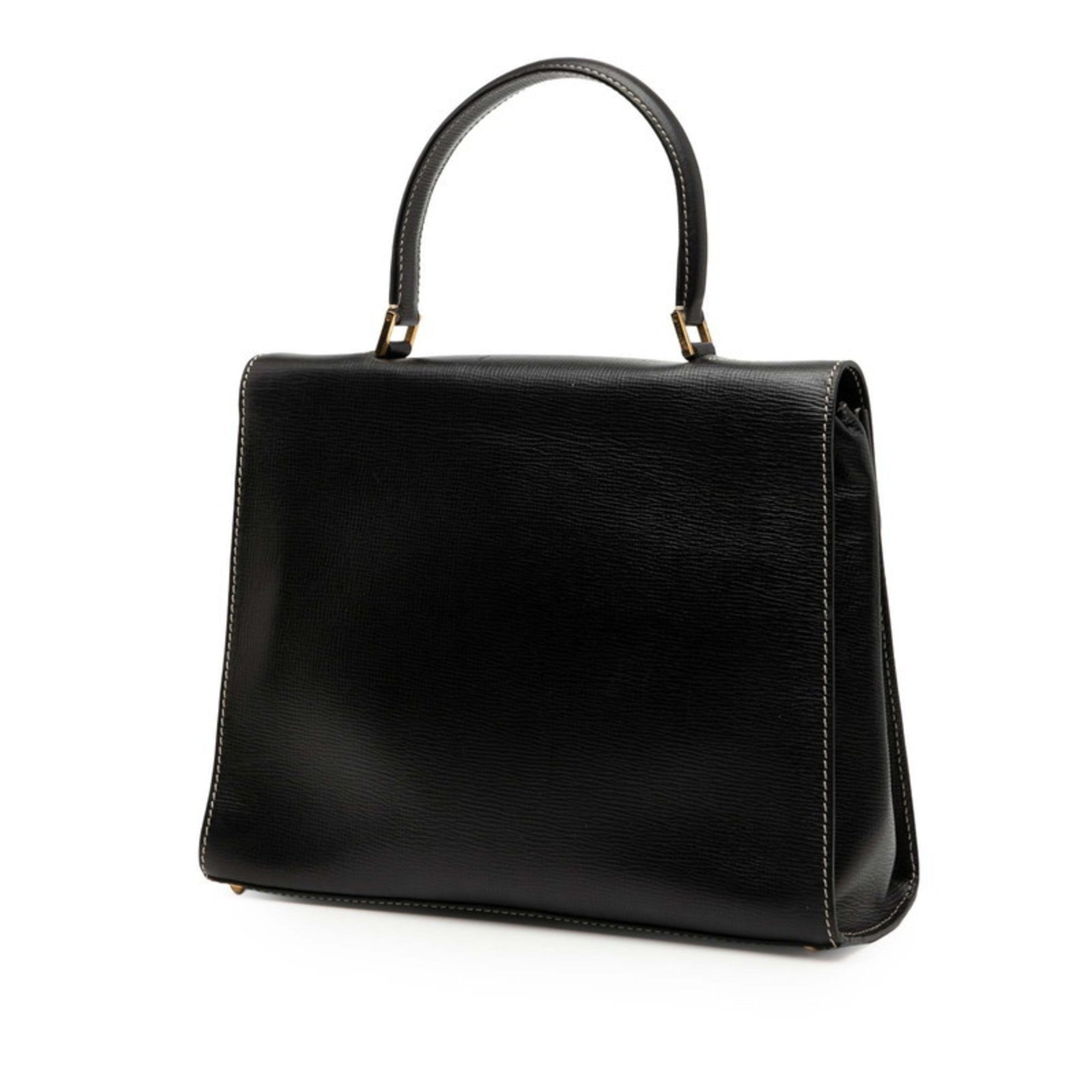 Celine Black Leather Handbag (Pre-Owned)