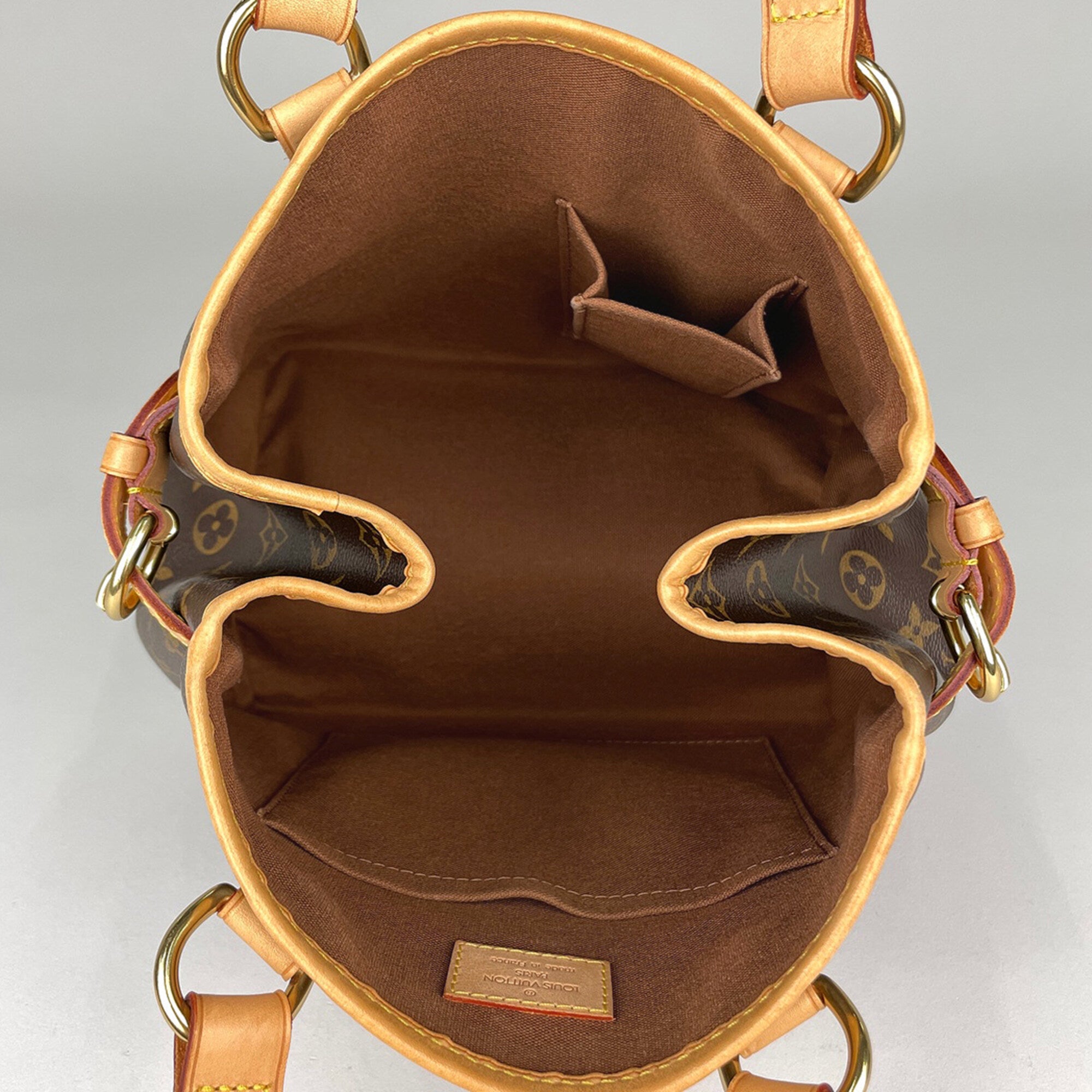 Louis Vuitton Brown Monogram Handbag Tote Bag (Pre-Owned)