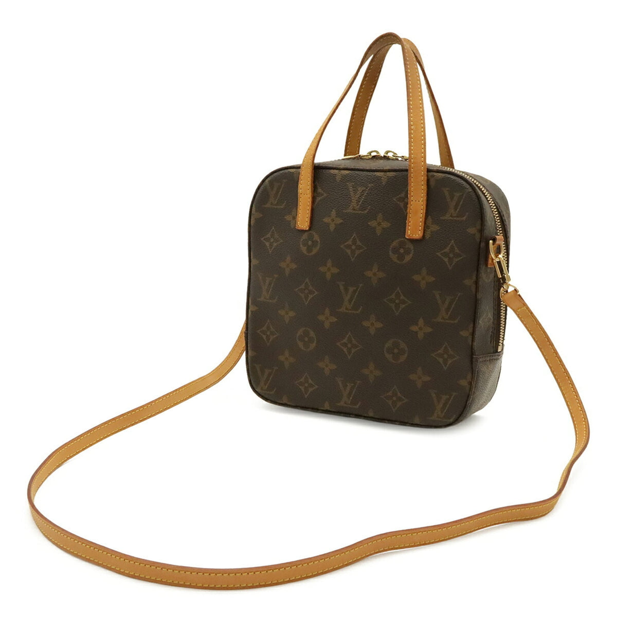 Louis Vuitton Brown Monogram Canvas Pvc Coated Canvas Handbag Shoulder Bag (Pre-Owned)