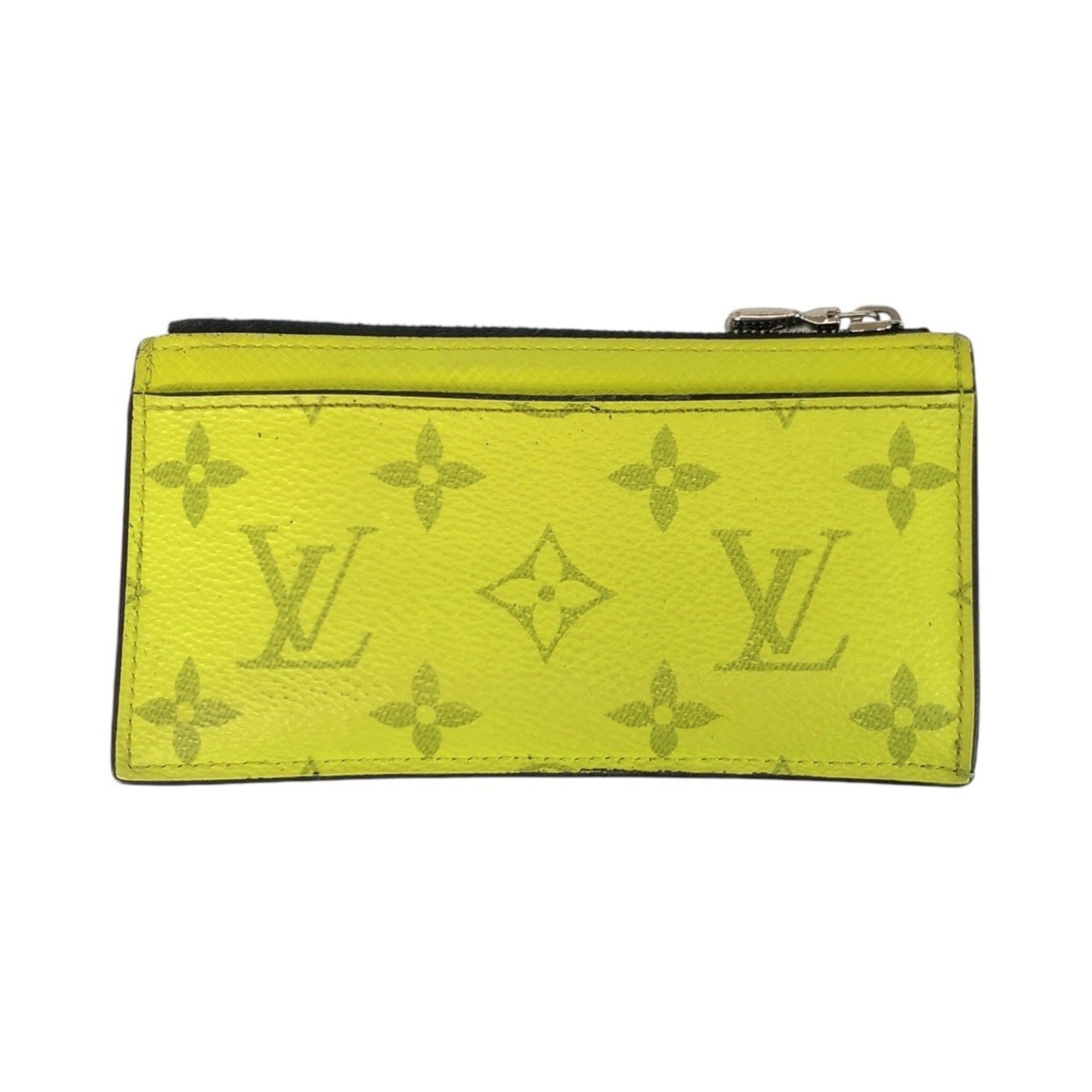 Louis Vuitton Jaune Yellow Pvc Coin Purse/Coin Case (Pre-Owned)