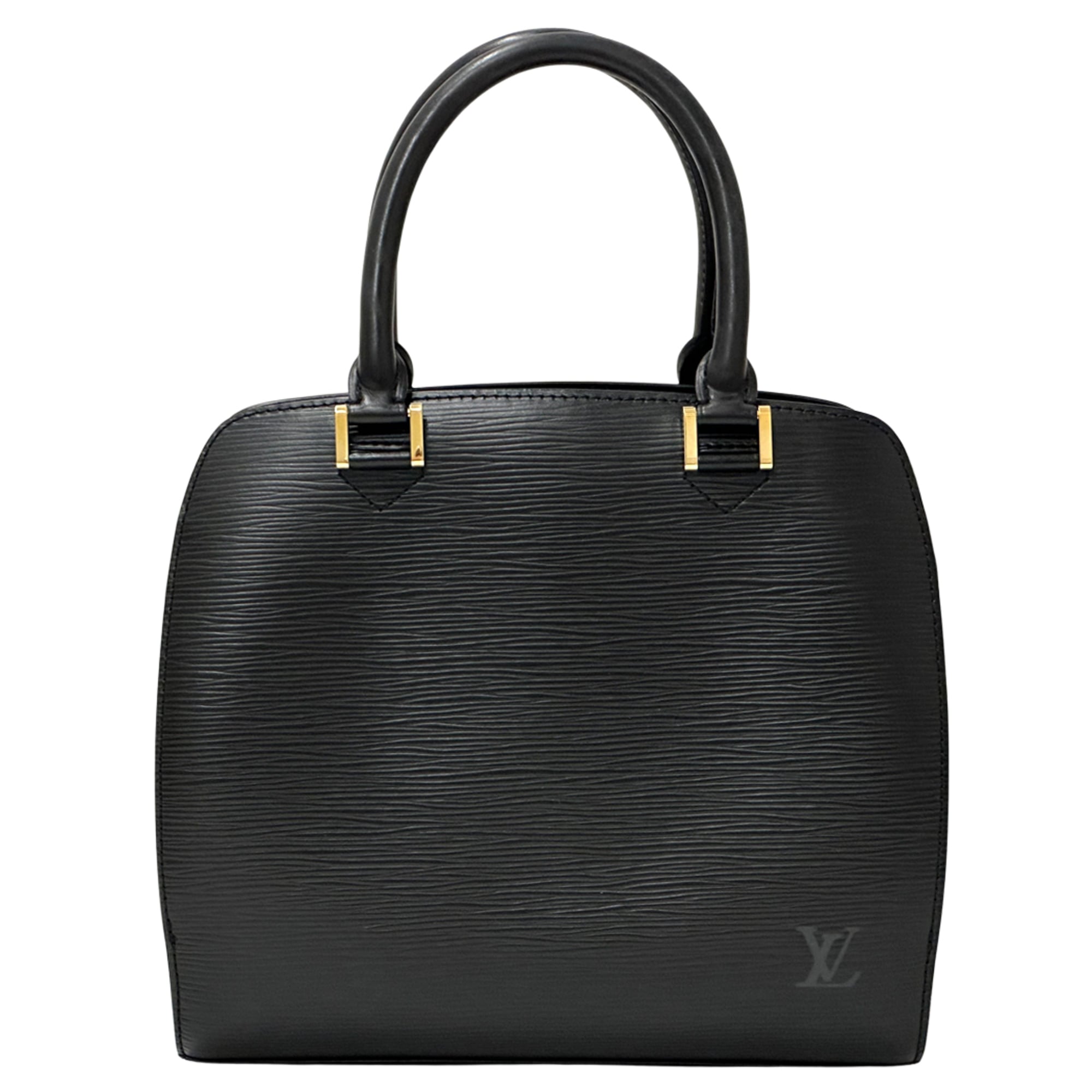 Louis Vuitton Black Noir Epi Leather Handbag (Pre-Owned)