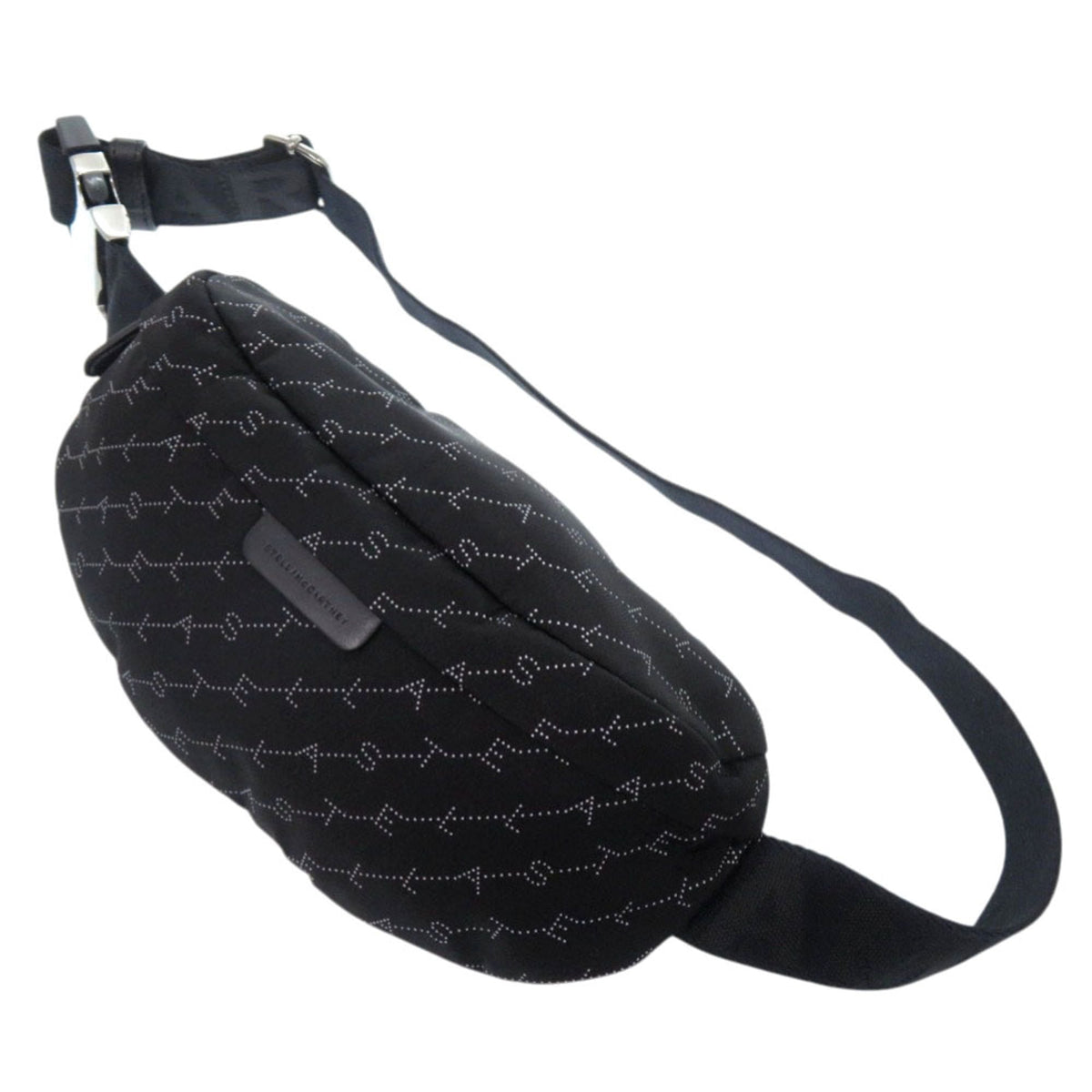 Stella Mccartney Black Nylon Cotton Leather Sling Bag (Pre-Owned)