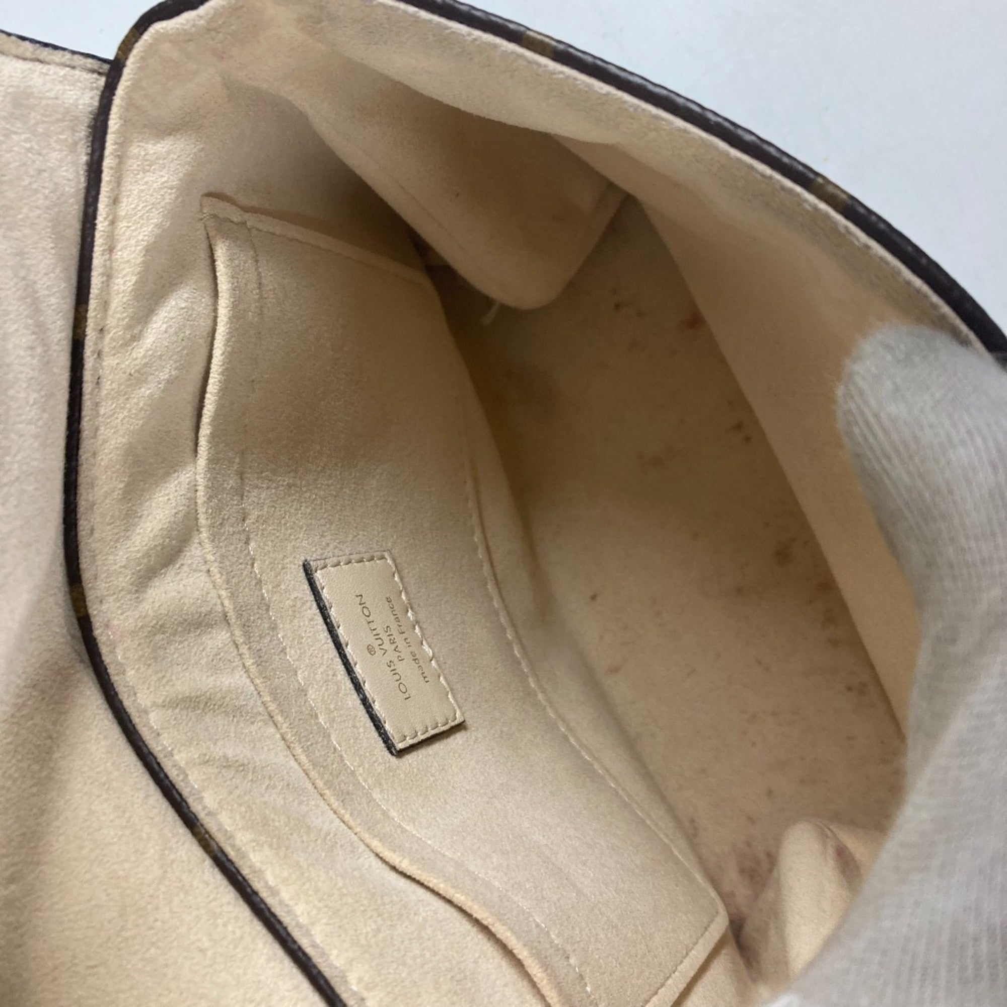 Louis Vuitton Monogram Brown White Monogram Handbag Shoulder Bag (Pre-Owned)
