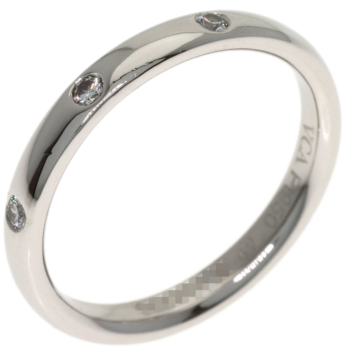 Van Cleef & Arpels Platinum 950 Band Ring (Pre-Owned)