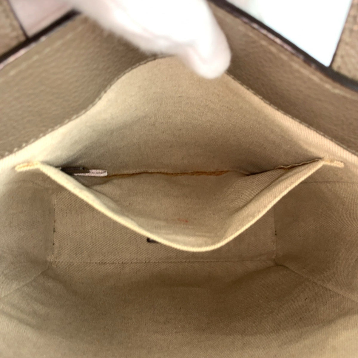 Jimmy Choo Grayish Leather Shoulder Bag Tote Bag (Pre-Owned)