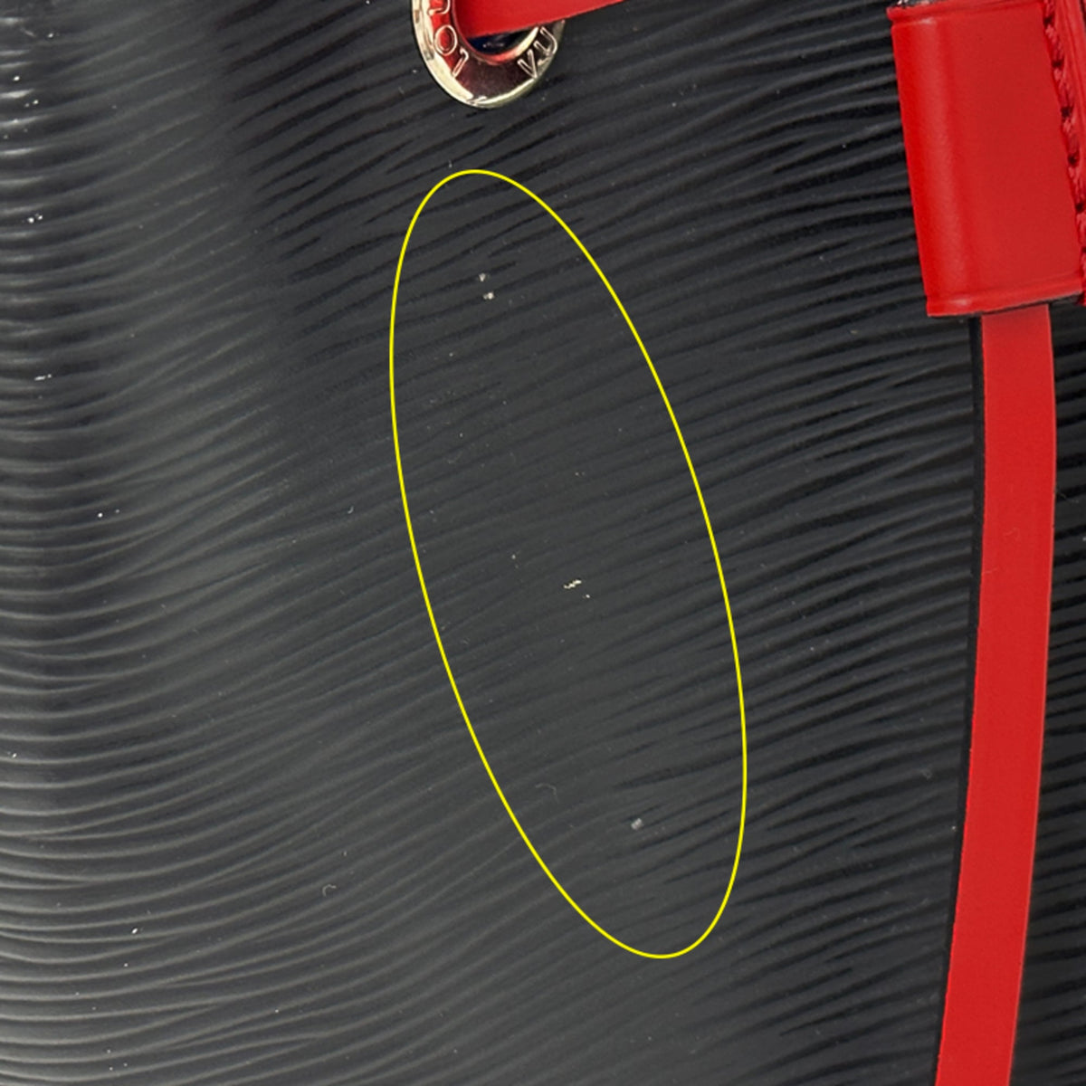 Louis Vuitton Black Blue Noir Red Color Yellow Epi Leather Handbag Shoulder Bag (Pre-Owned)