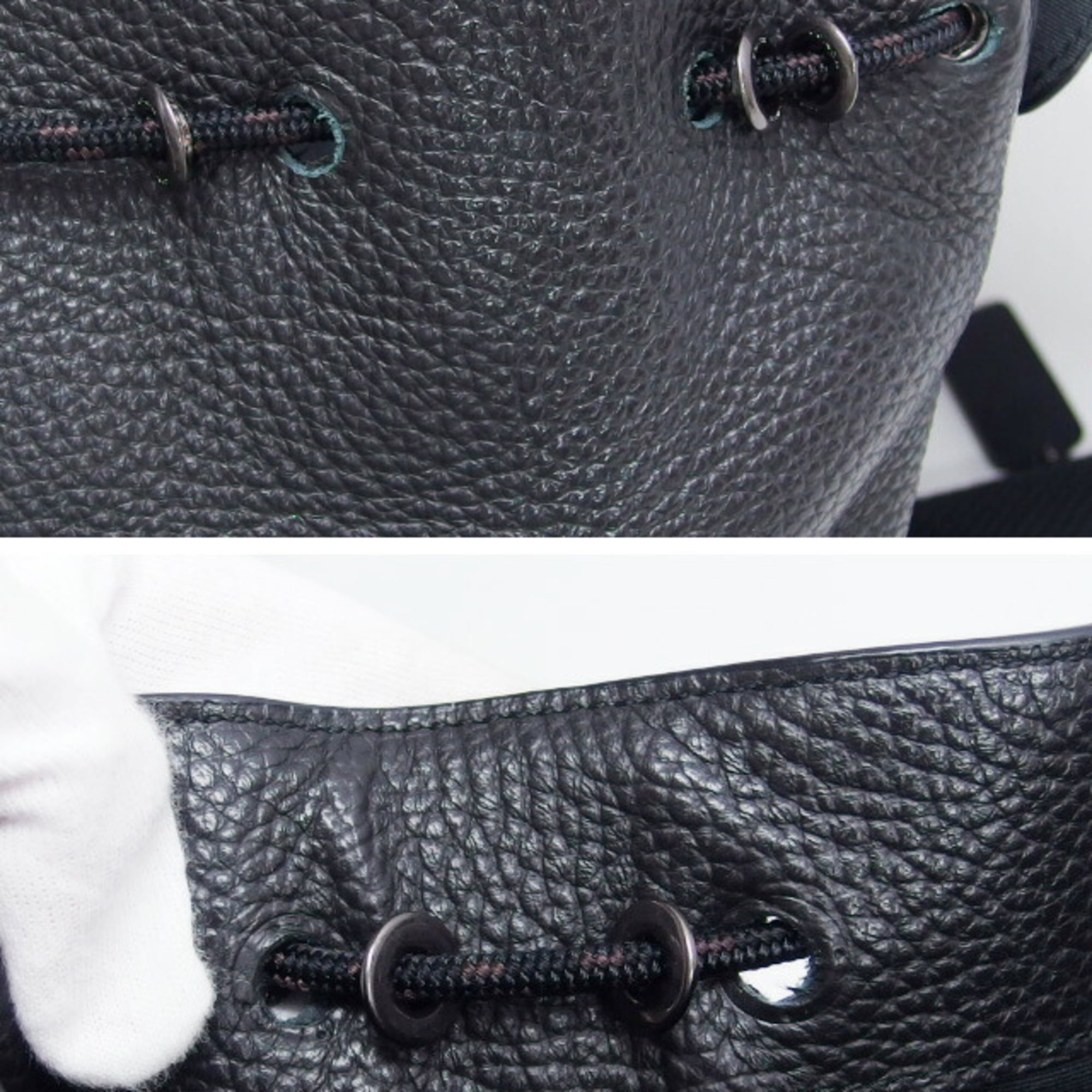 Coach Black Leather Backpack (Pre-Owned)