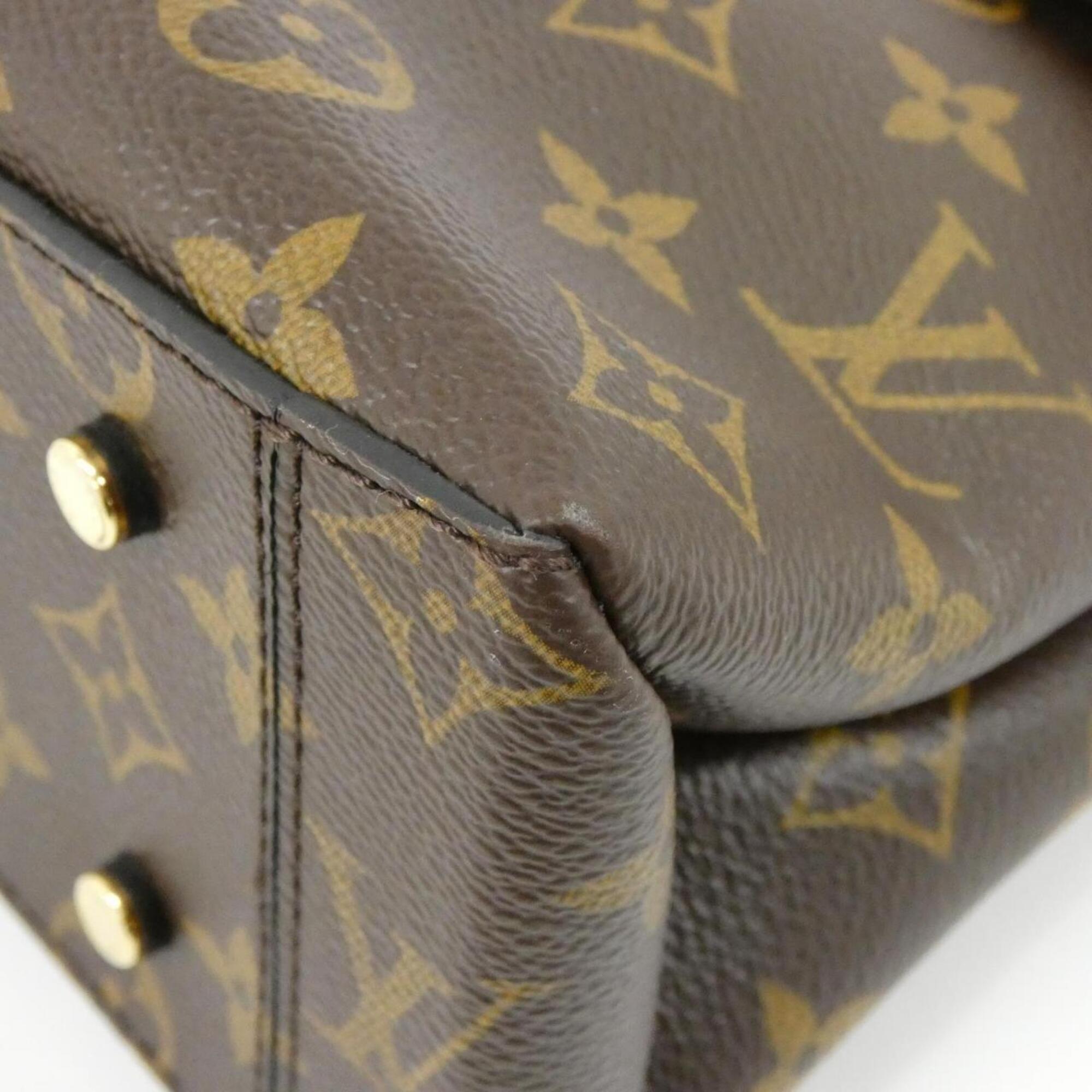 Louis Vuitton Black Marron Monogram Coated Canvas Handbag (Pre-Owned)
